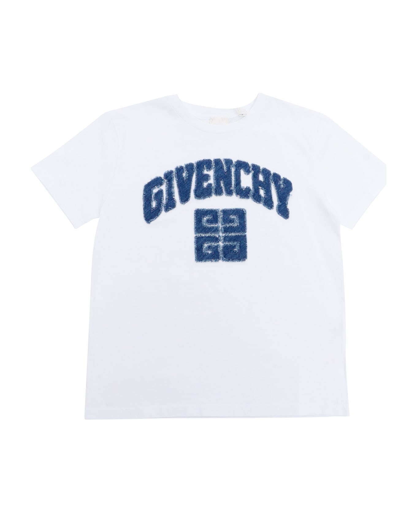 Givenchy White T-shirt With Logo - WHITE