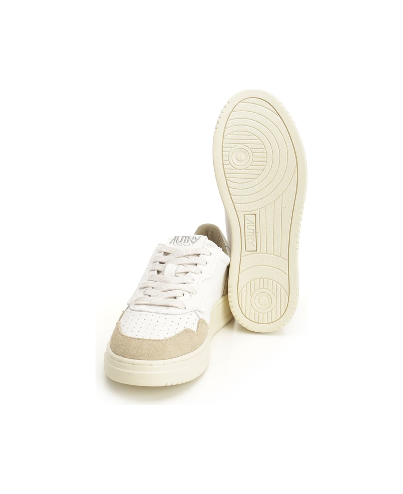 Autry 'medalist Low' Sneaker - WHITE/NEUTRALS