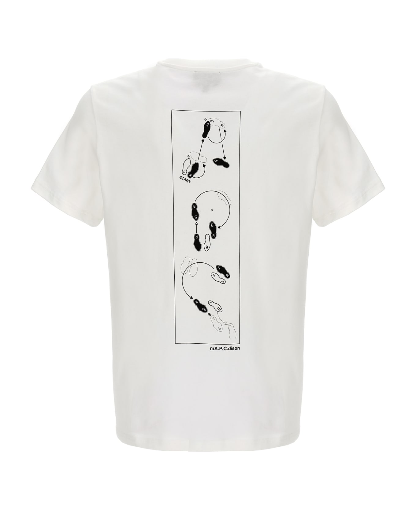 A.P.C. Madison T-shirt - White/Black シャツ