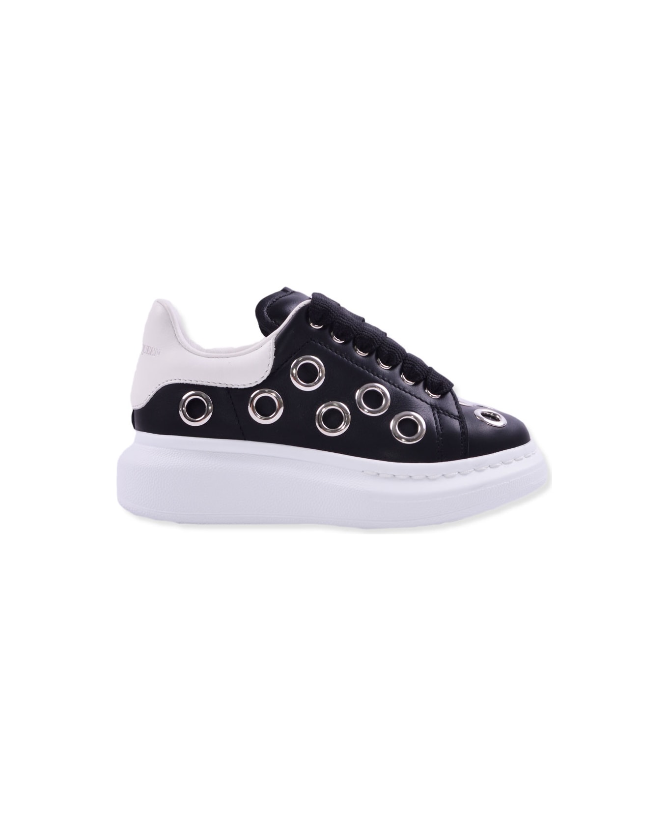 Alexander McQueen Leather Sneakers With Studs - Back