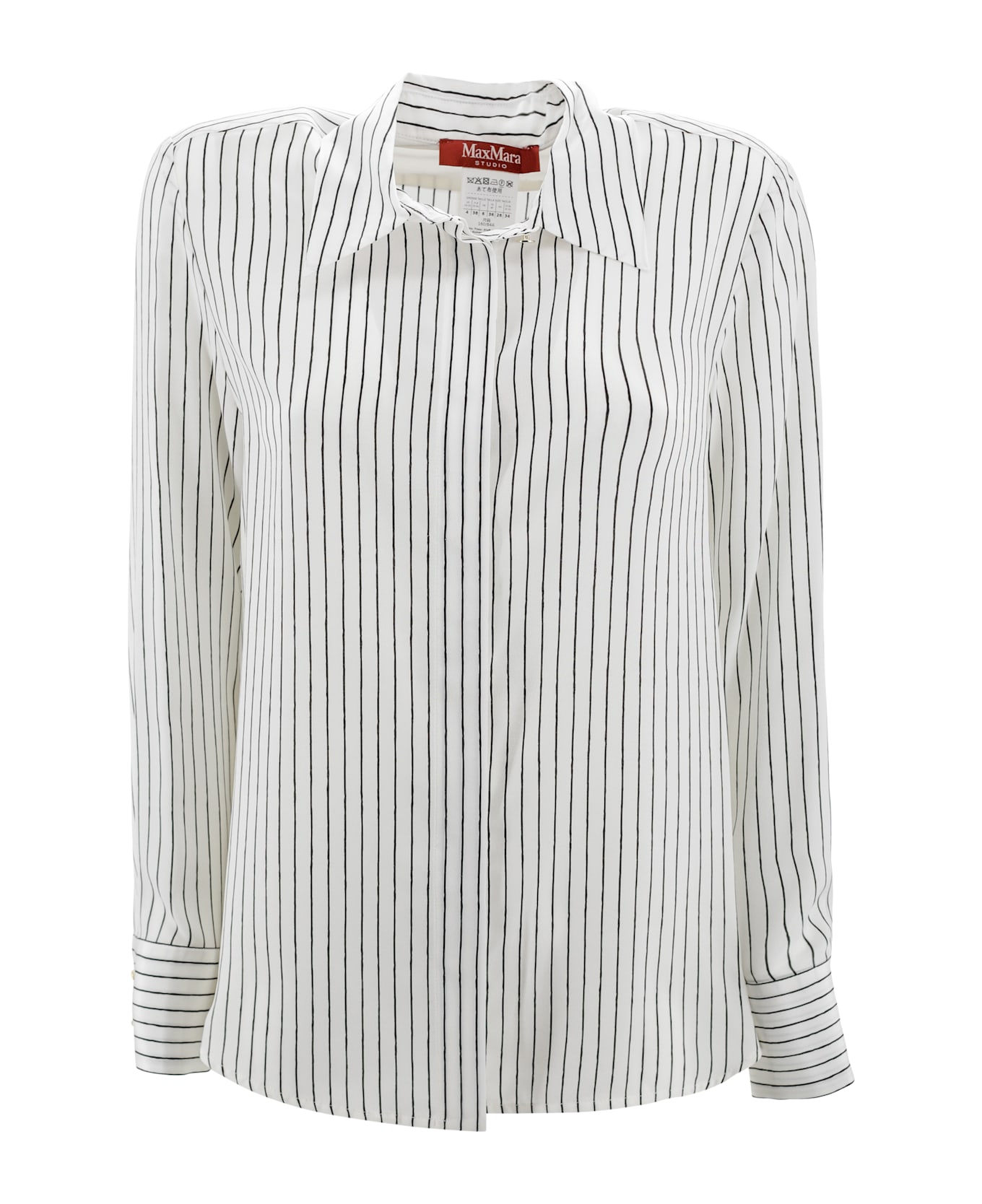 Max Mara Studio Printed Silk Lama Shirt | italist