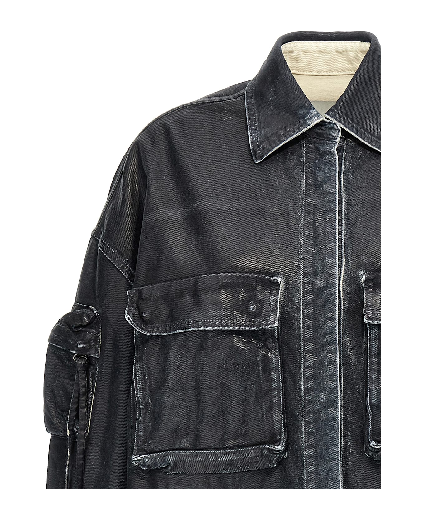 The Attico 
fern
 Coat - Blue