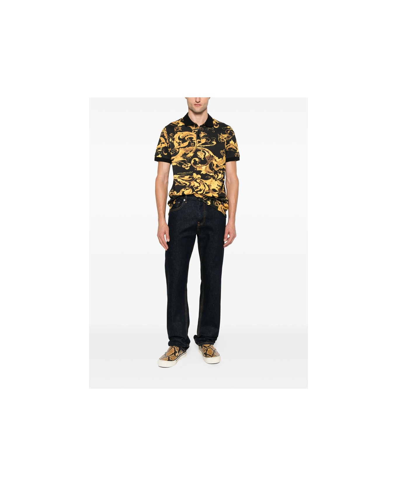 Versace Jeans Couture T-shirt - BLACK/GOLD