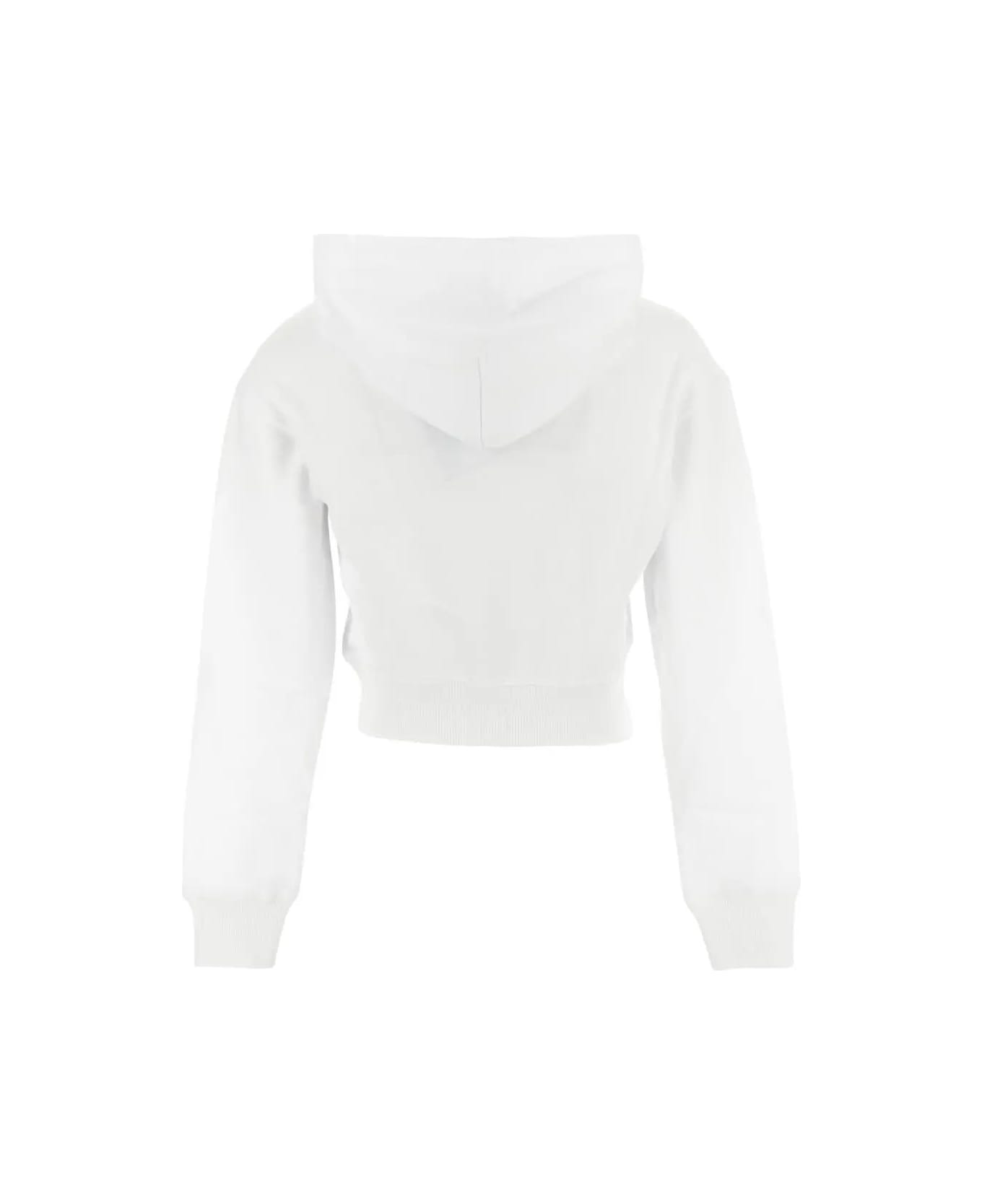 Versace Jeans Couture Logo Hoodie - White