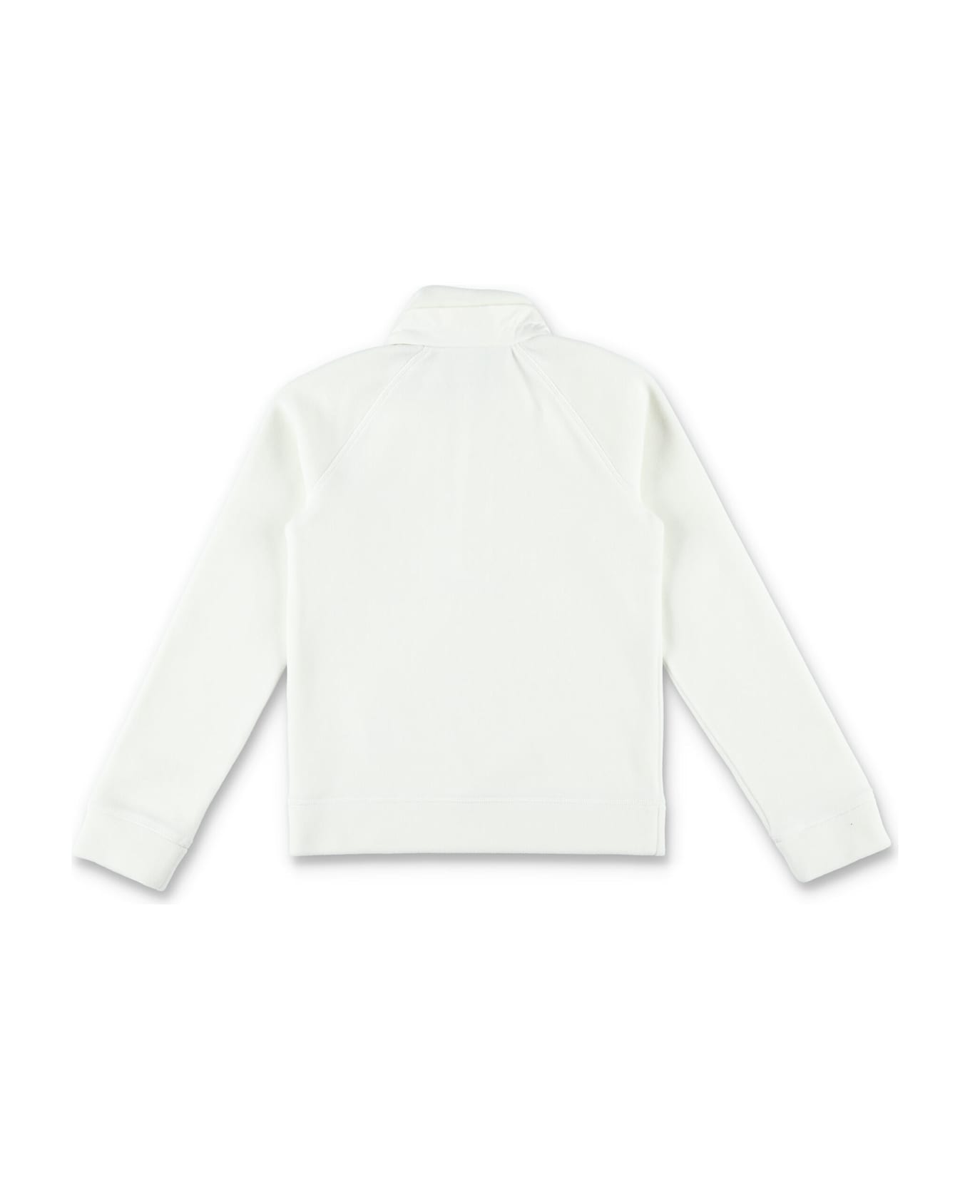 Moncler Grenoble Kid - Fleece Zip-up Sweatshirt - WHITE