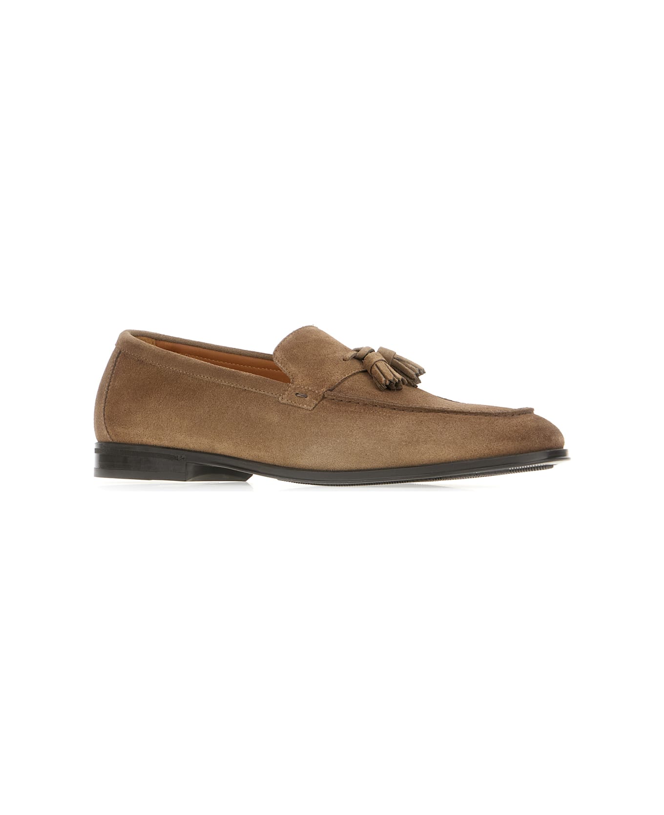 Doucal
s Brown Suede Loafers - JUKE CAMEL