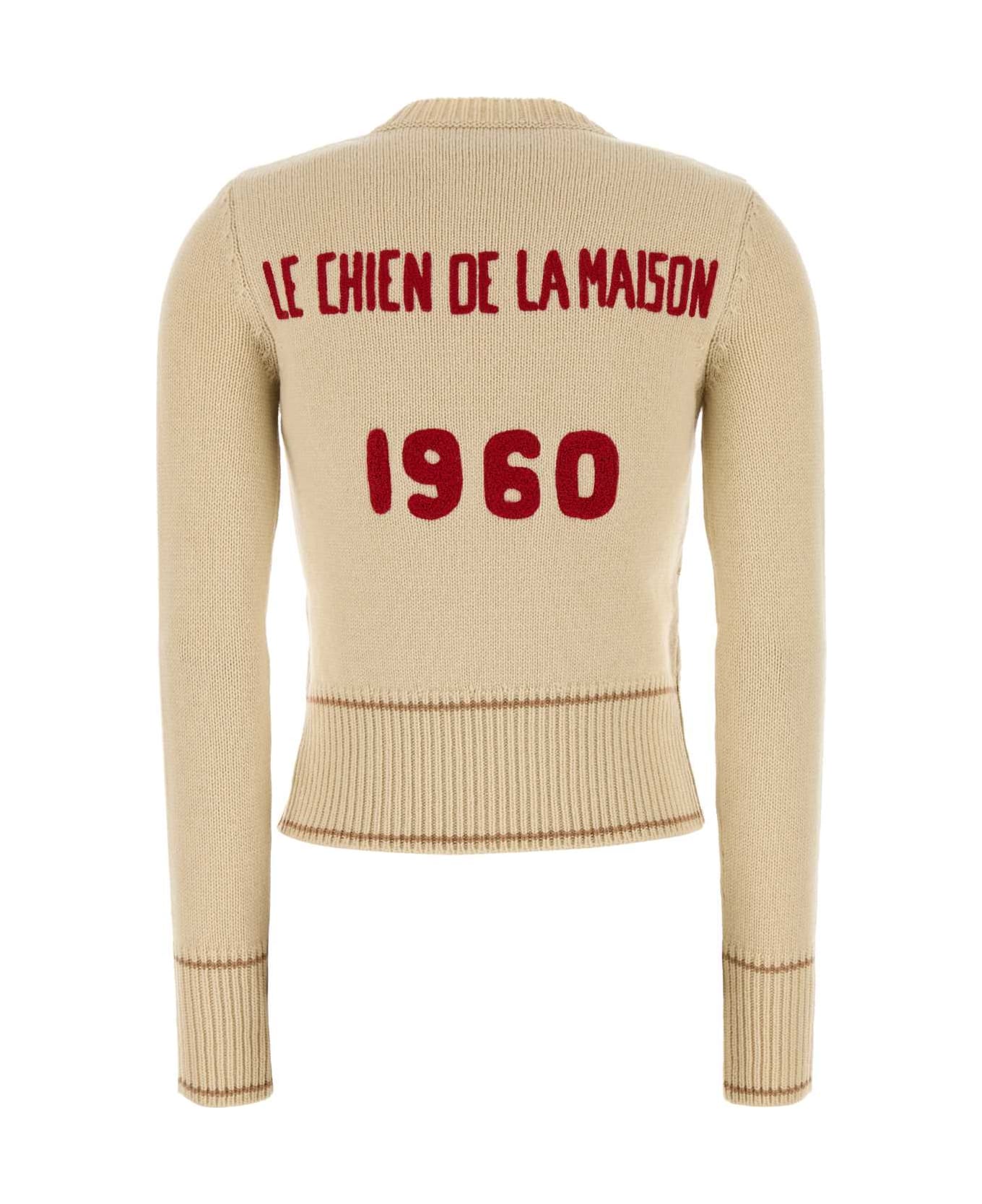 Valentino Garavani Beige Wool Sweater - BETULLAMULTICOLOR