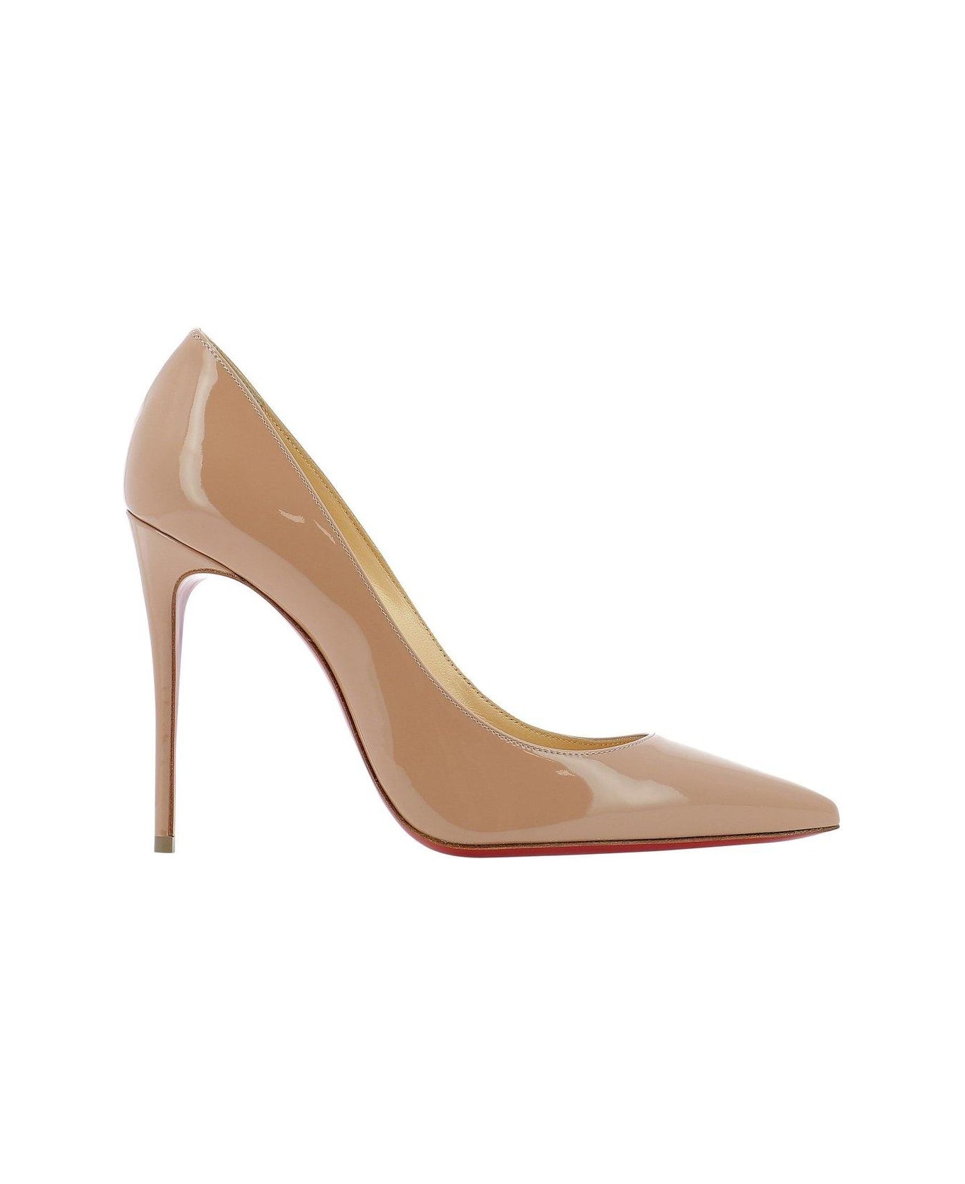Christian Louboutin Kate Pointed-toe Pumps - Nude & Neutrals