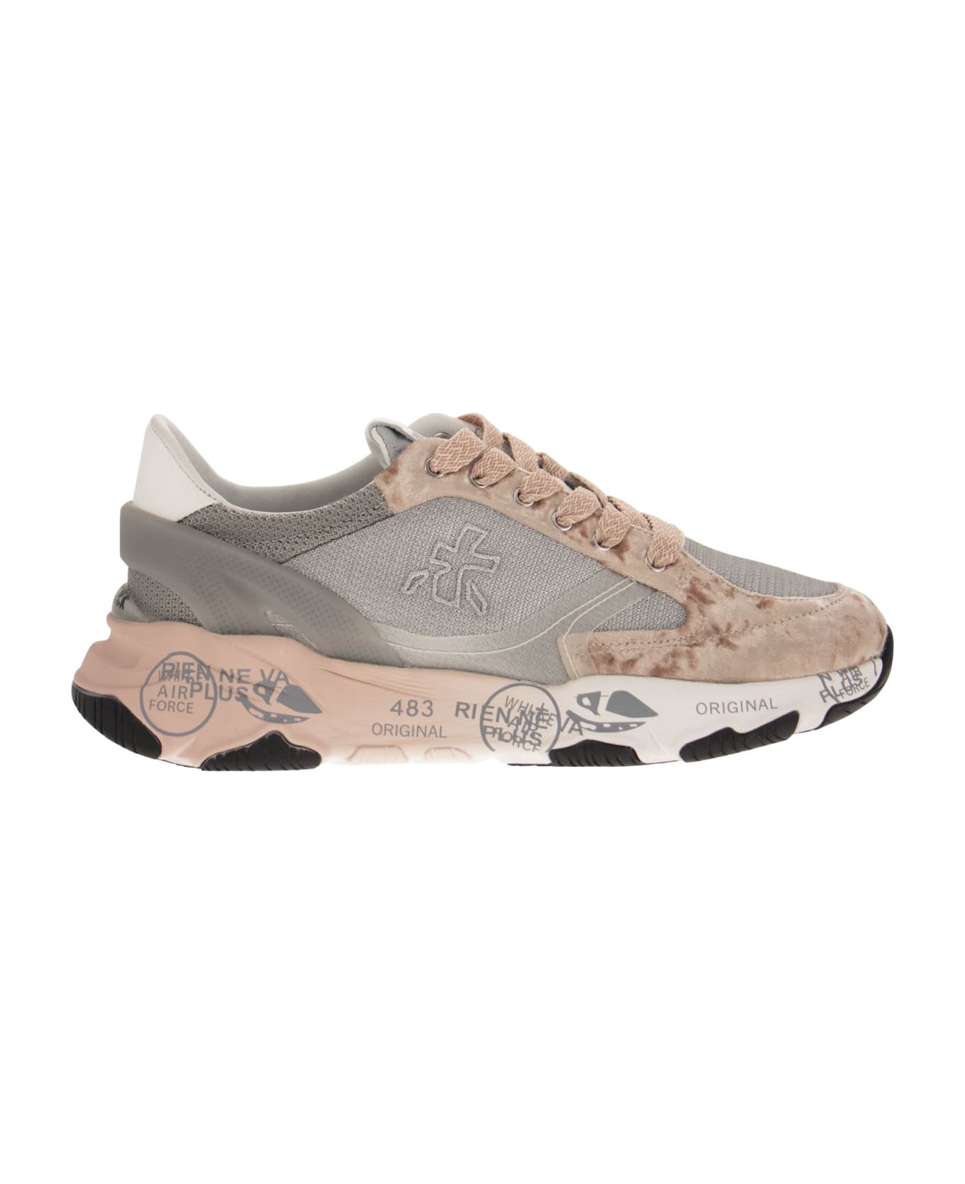 Premiata Buffly Sneakers - Pink/grey
