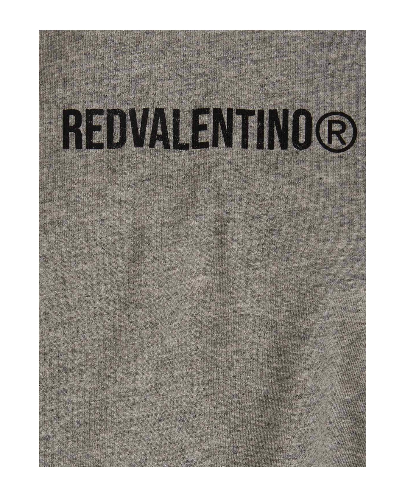 RED Valentino Logo T-shirt - Gray