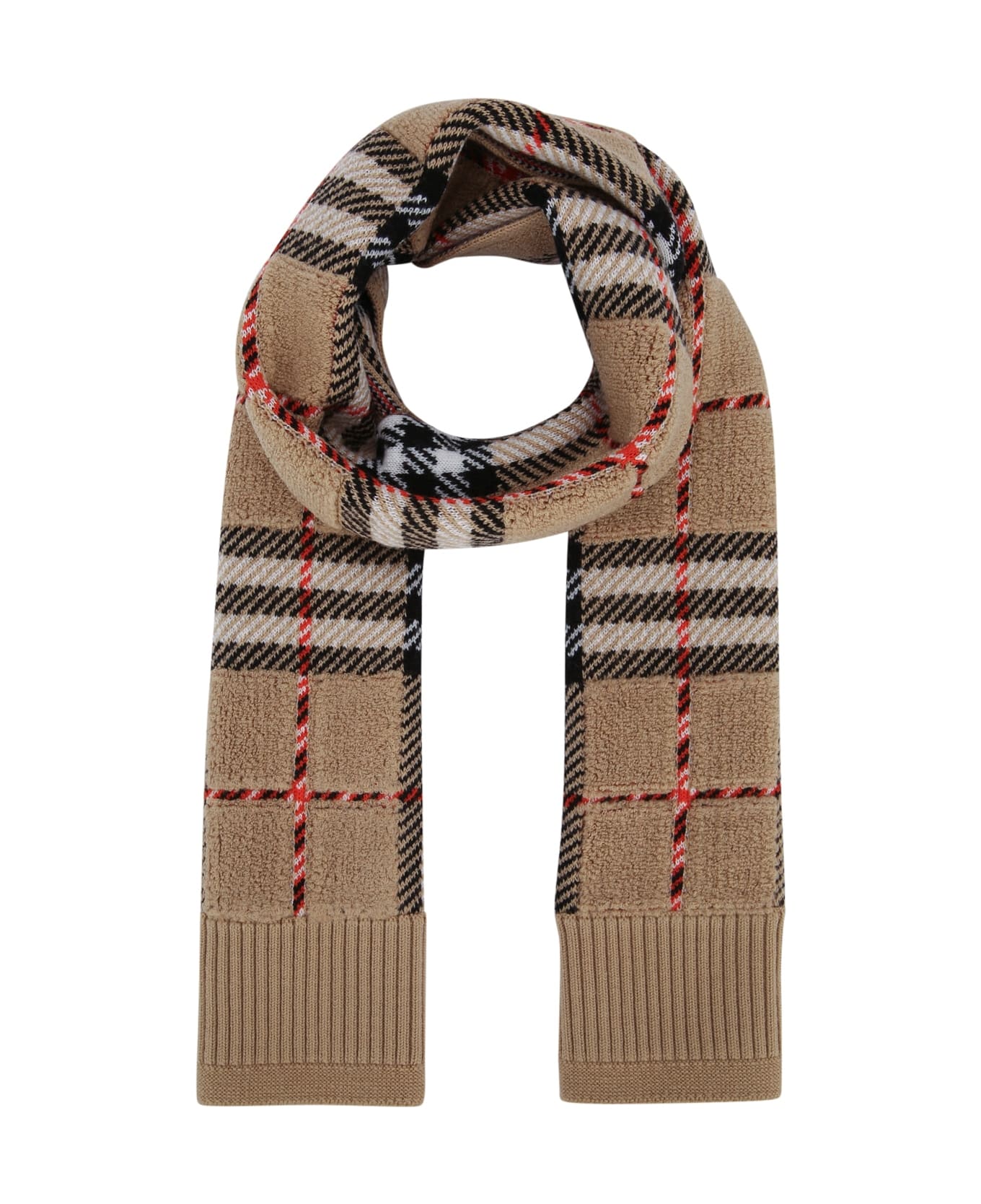 Burberry Towelling Chk Scarf - SANDIPCHECK