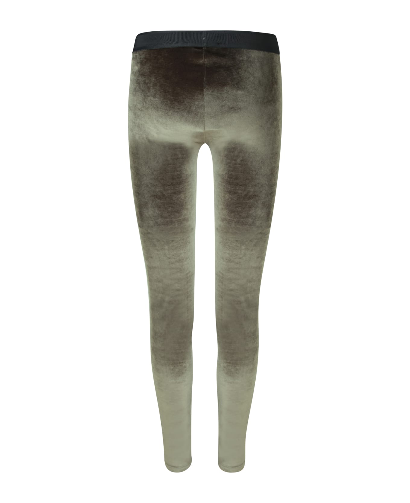 Tom Ford Stretch Lustrous Velour Signature Leggings - MILITARY GREEN