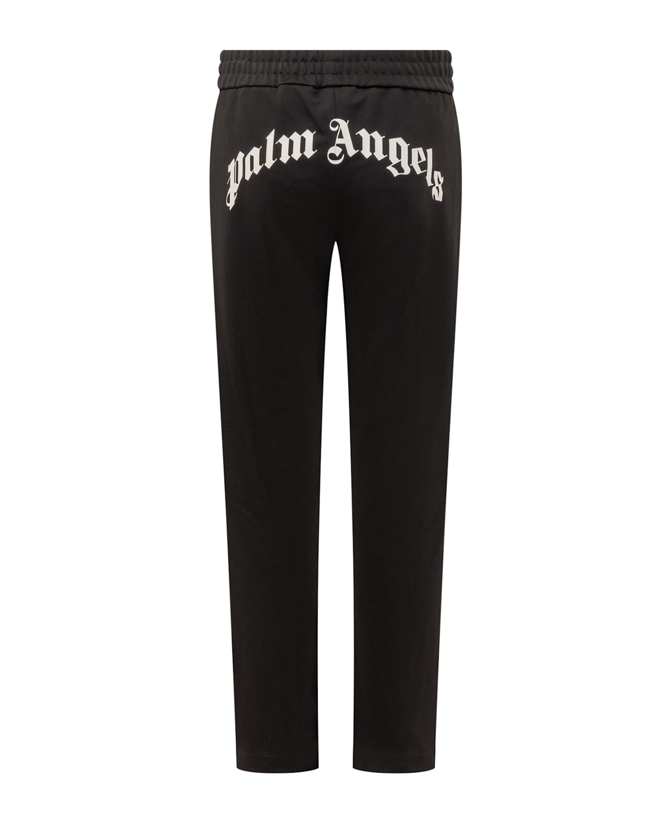 Palm Angels Trousers With Logo - Black Of