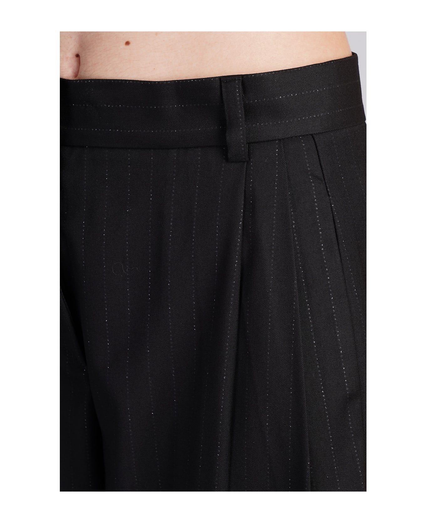 The Andamane Tracy Pants In Black Polyester - black