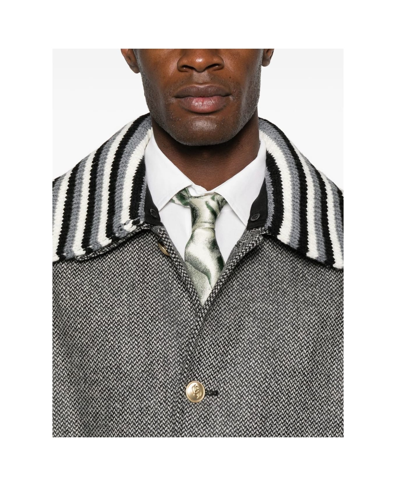Drôle de Monsieur Belt Coat - Grey