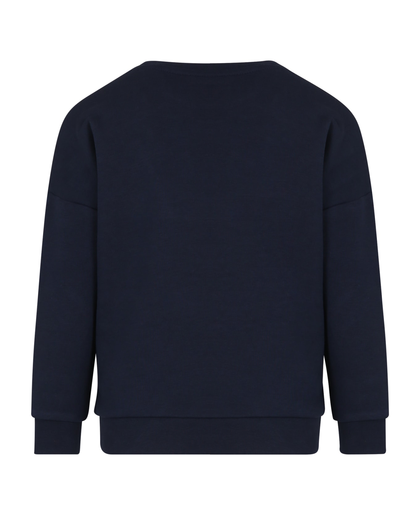 Hugo Boss Blue Sweatshirt For Boy With Logo - Blue ニットウェア＆スウェットシャツ