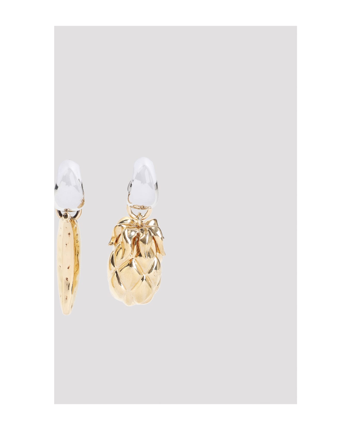 Chloé Bananas Earrings - Dp Silver Vintage Gold