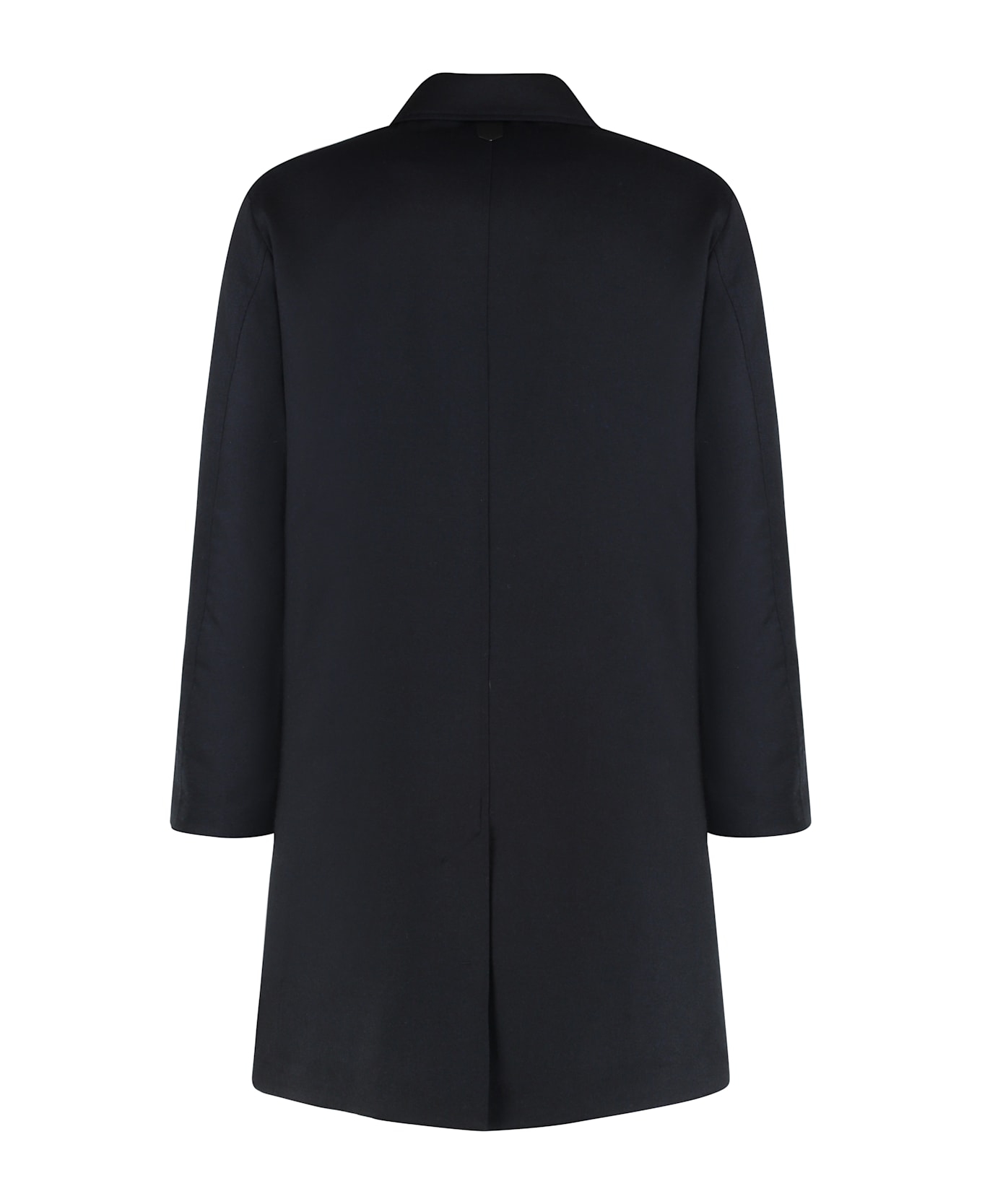 Canali Wool Coat - blue