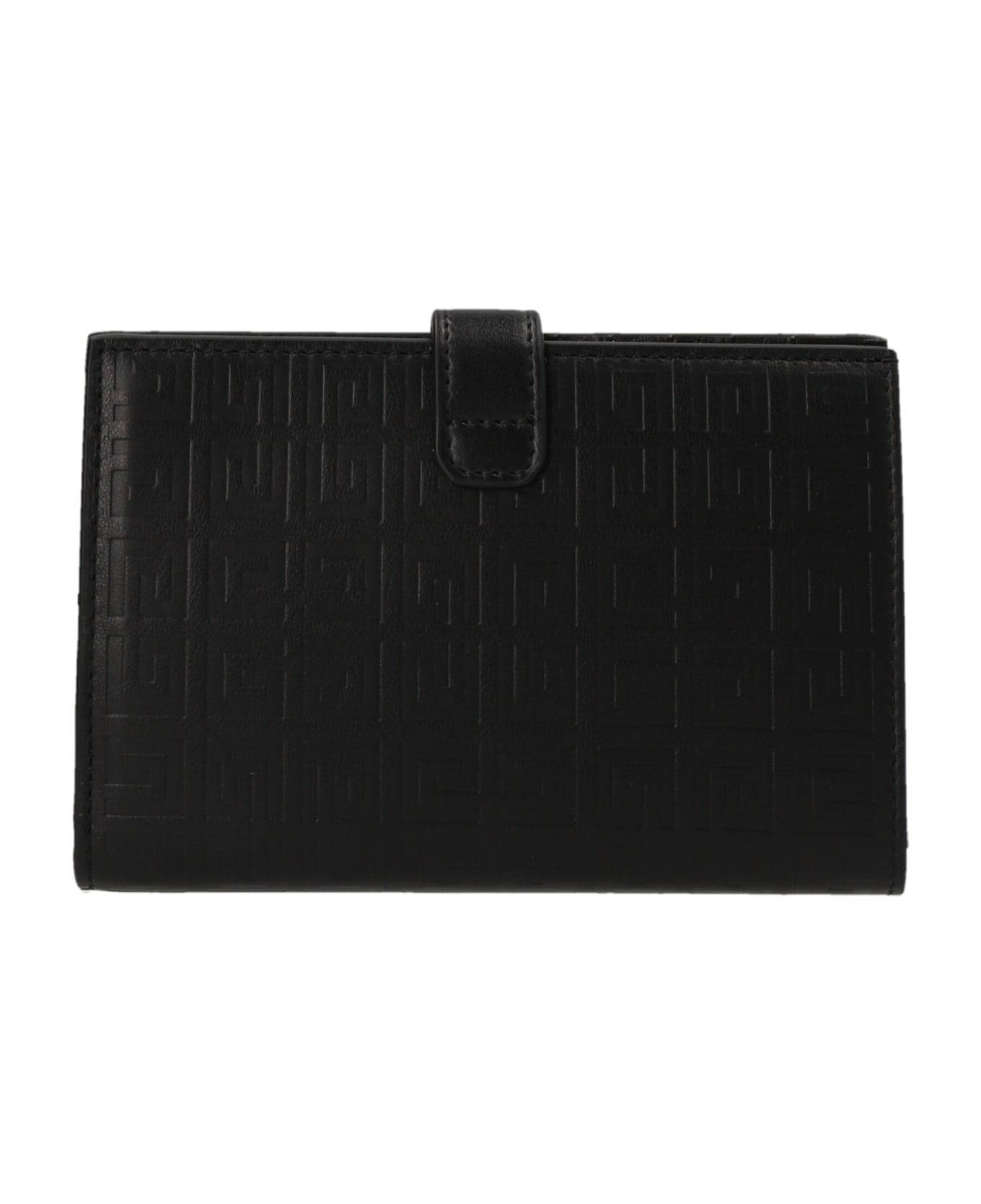 Givenchy G-cut Leather Wallet - White/Black