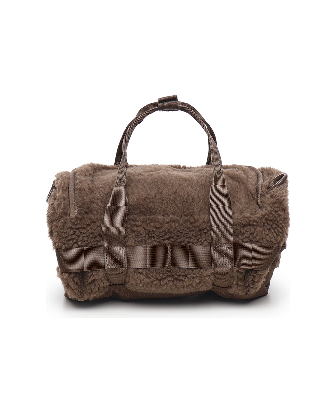 The North Face Fleece Base Camp Bag - Smokey Brown-TNF White