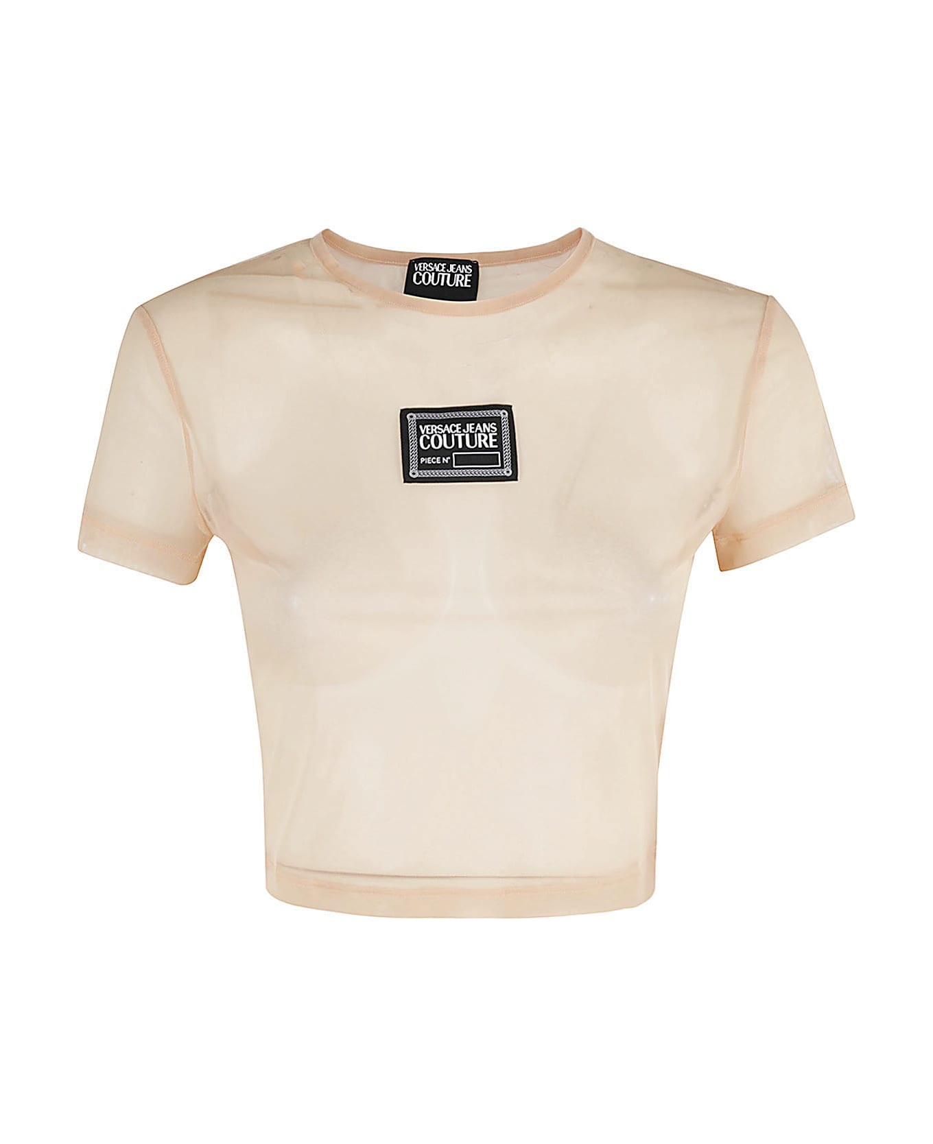 Versace Jeans Couture Tulle Stretch T-shirt - Toffee Tシャツ