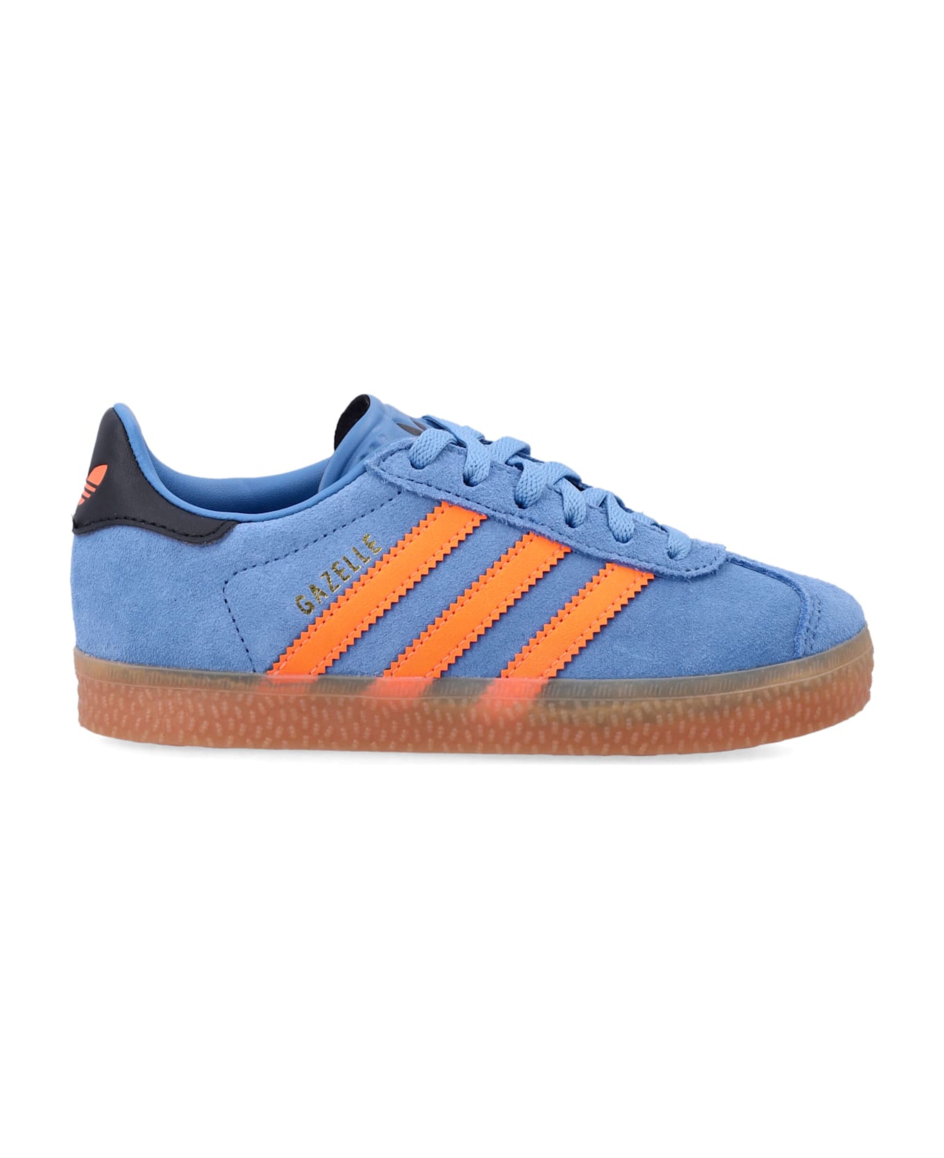 Adidas Originals Adidas Gazelle Kids Suede Sneakers - BLUE/ORANGE