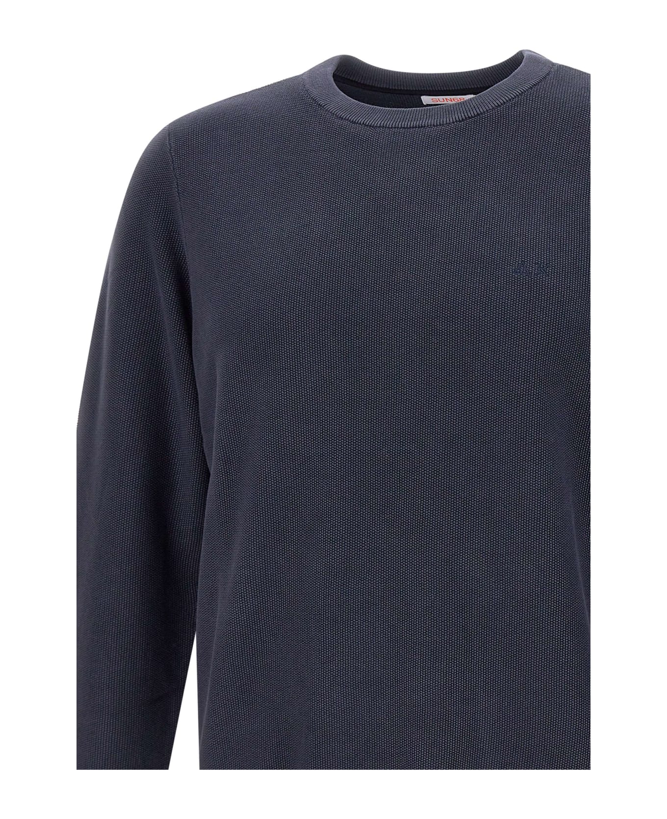 Sun 68 'round Vintage' Cotton Sweater Sweater - NAVY BLUE