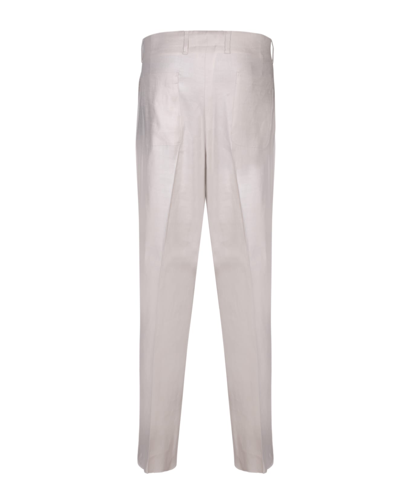 Lardini Atos White Trousers - White