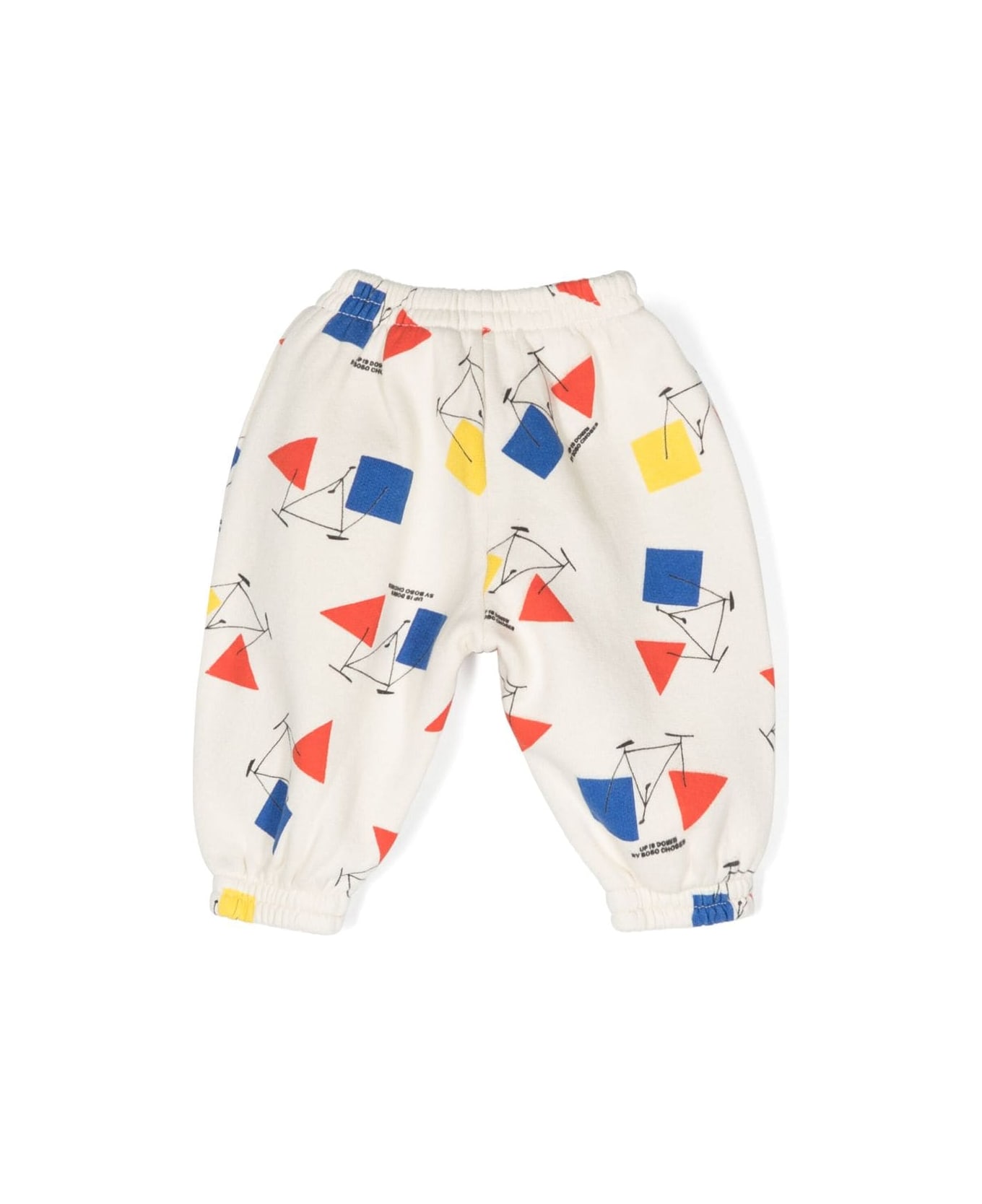 Bobo Choses Baby Crazy Bicy All Over Jogging Pants - White ボトムス