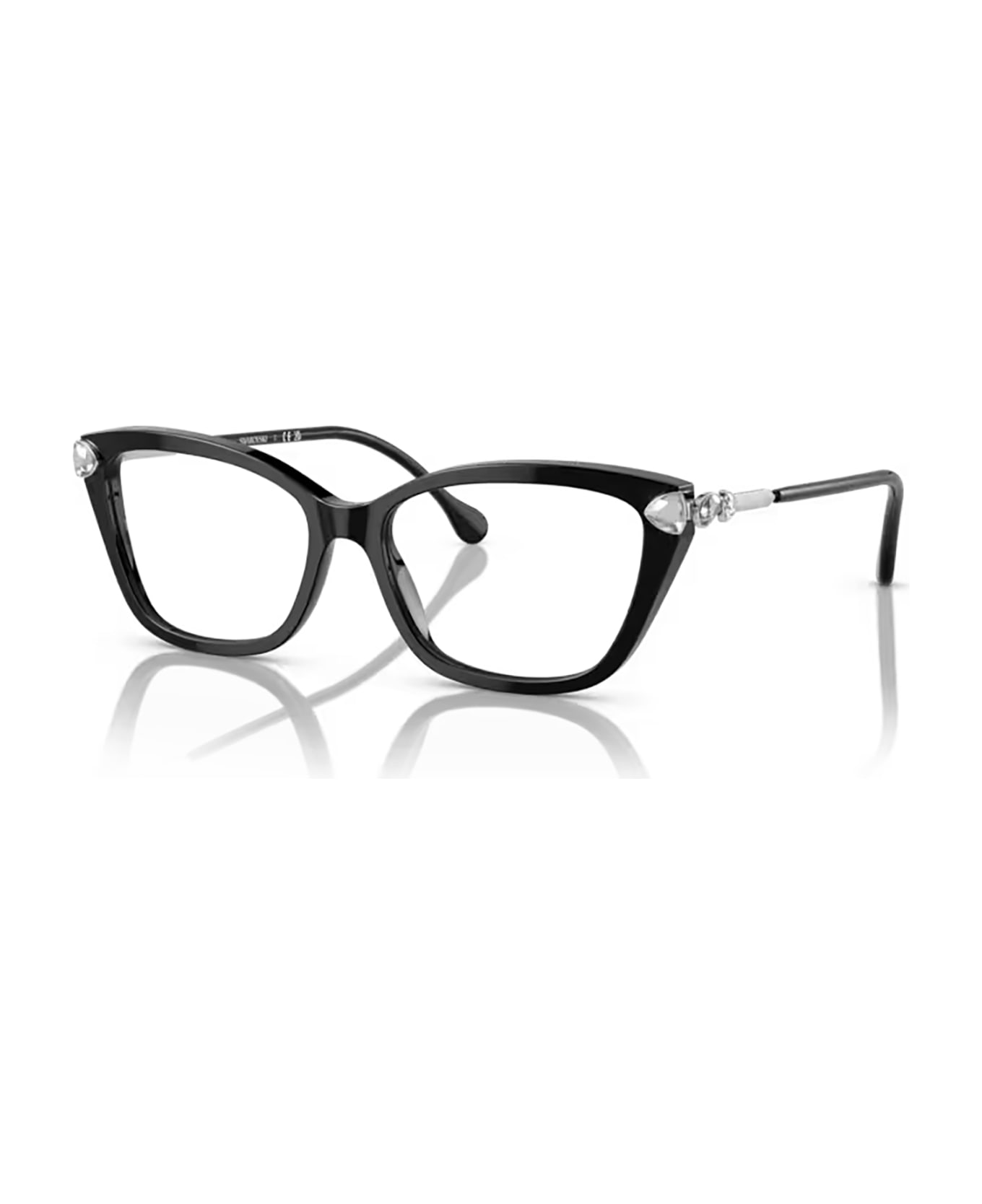 Swarovski Sk2011 Black Glasses - Black