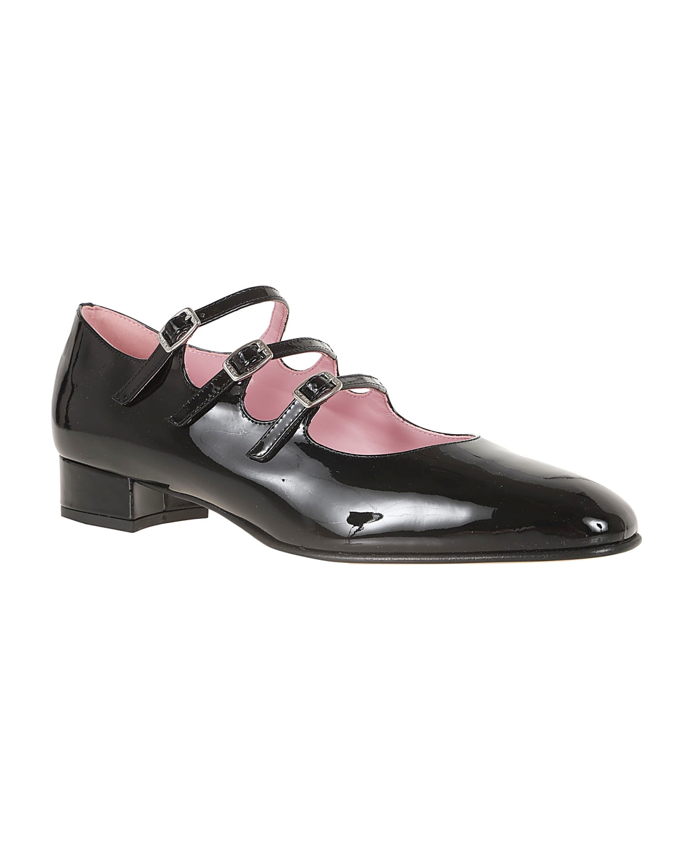 Carel Black Patent Leather Mary Jane - Black
