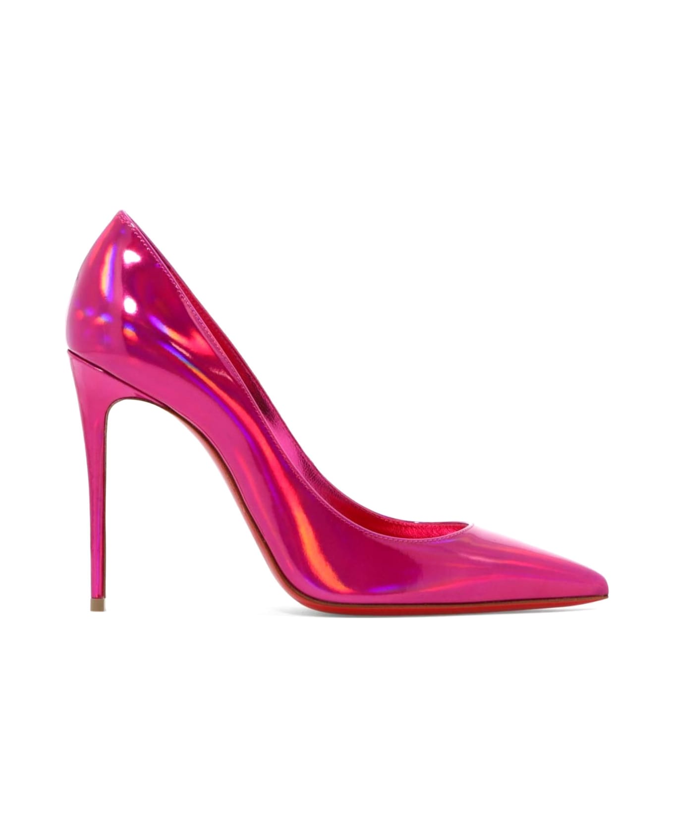 Christian Louboutin Kate Patent Psychic Leather Pumps - FUXIA