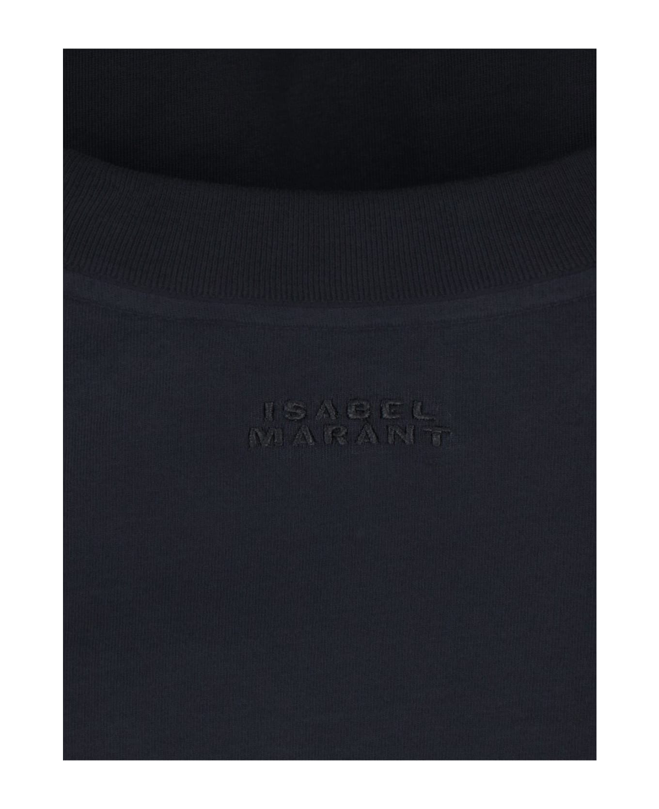 Isabel Marant Crop T-shirt - Black