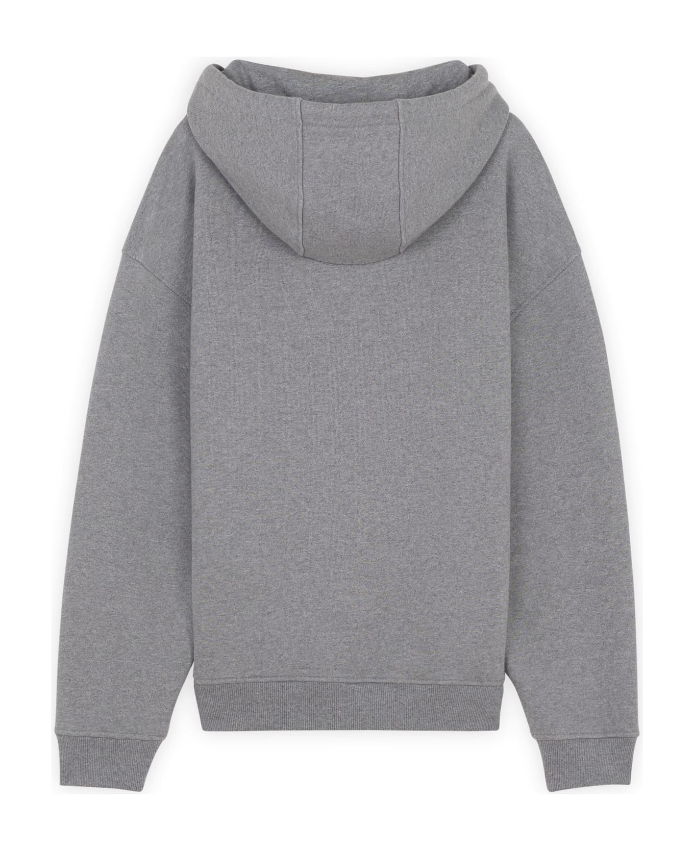 Maison Kitsuné Varsity Hoodie - Medium Grey Melange