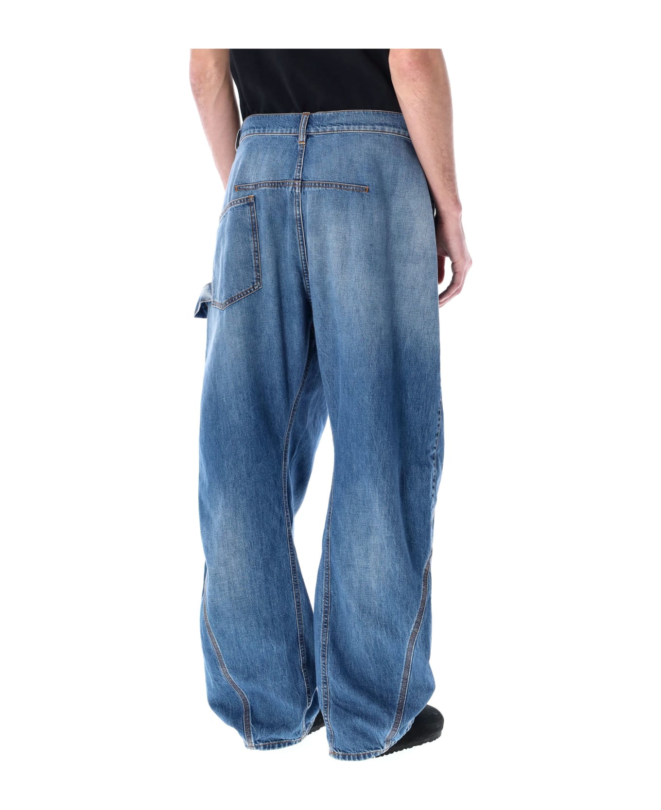 J.W. Anderson Twisted Workwear Denim Pants - LIGHT BLUE