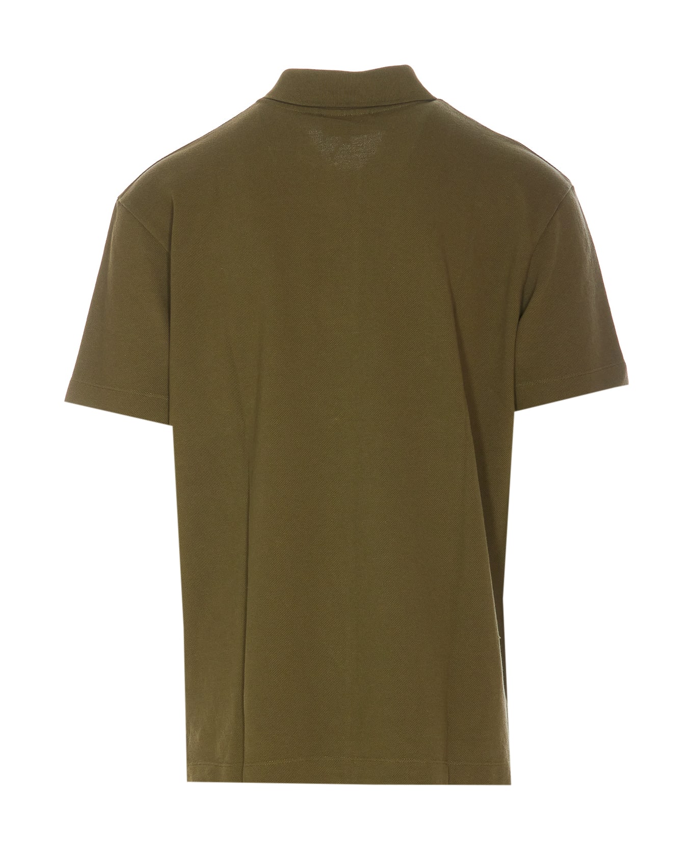 Maison Kitsuné Fox Head Patch Polo - Green