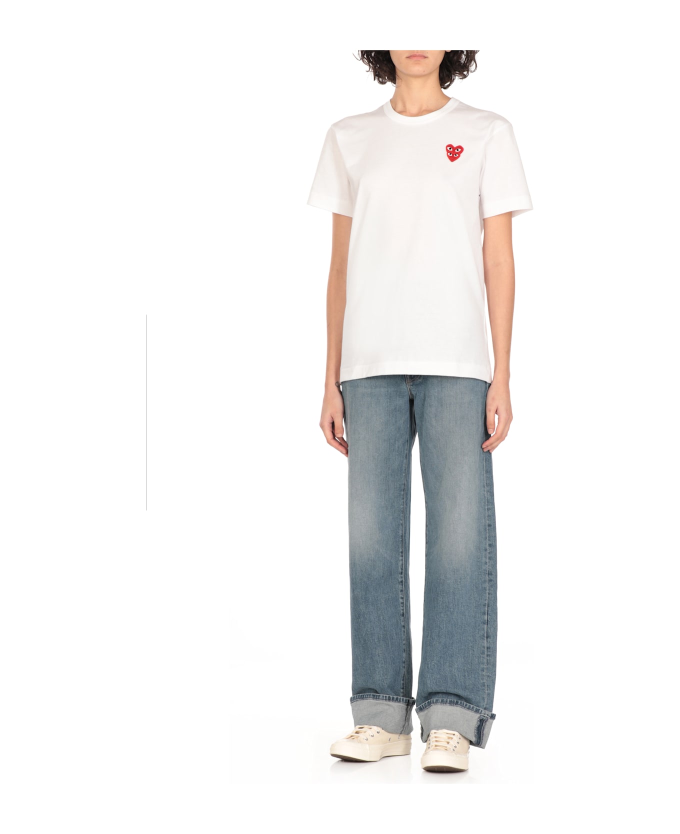 Comme des Garçons T-shirt With Logo - White