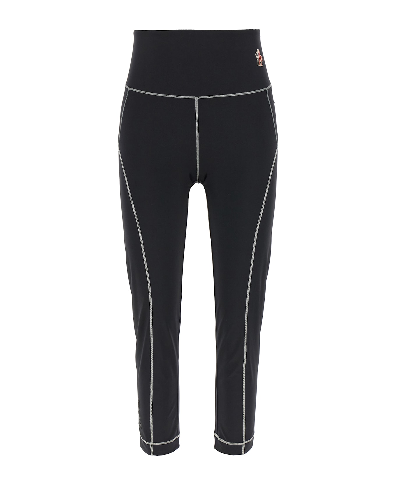 Moncler Grenoble Logo Patch Leggings - Black  