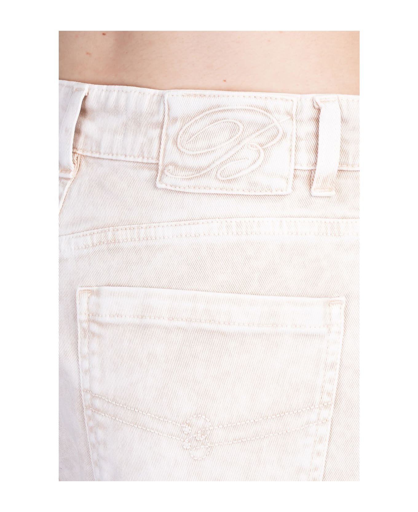 Blumarine Jeans In Rose-pink Cotton - rose-pink