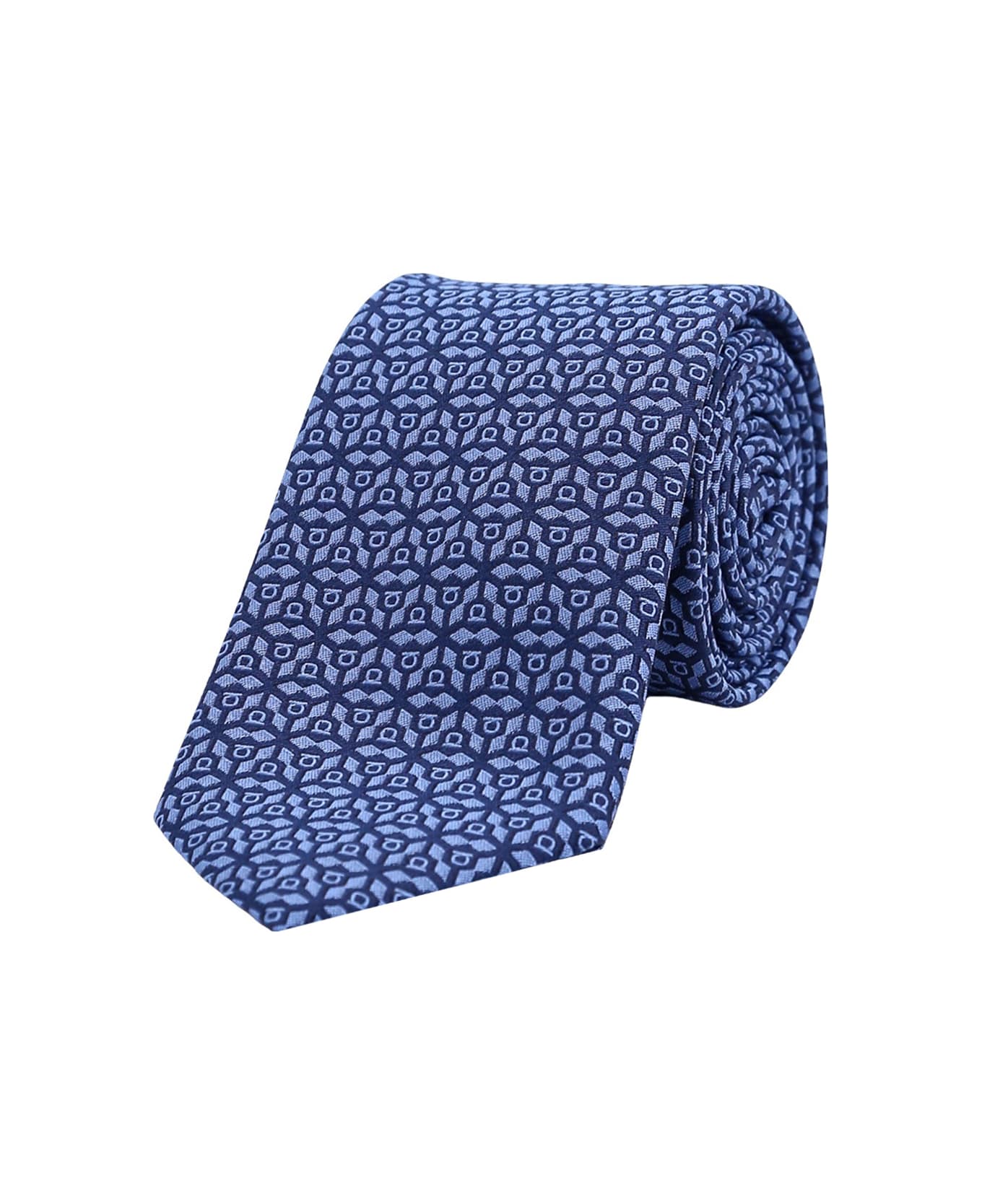 Ferragamo Tie - Blue ネクタイ