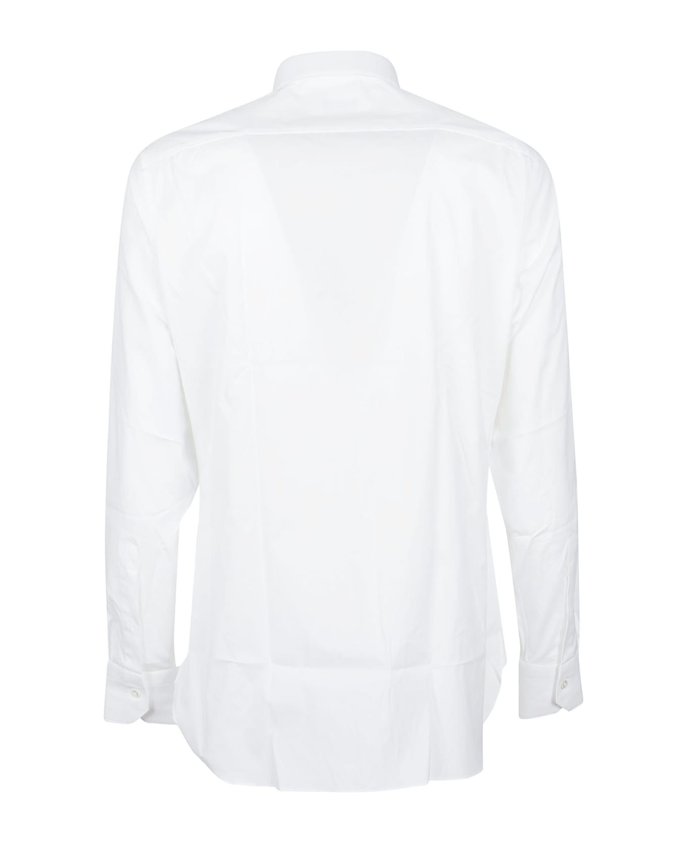 Ermenegildo Zegna Lux Tailoring Long Sleeve Shirt - Bianco