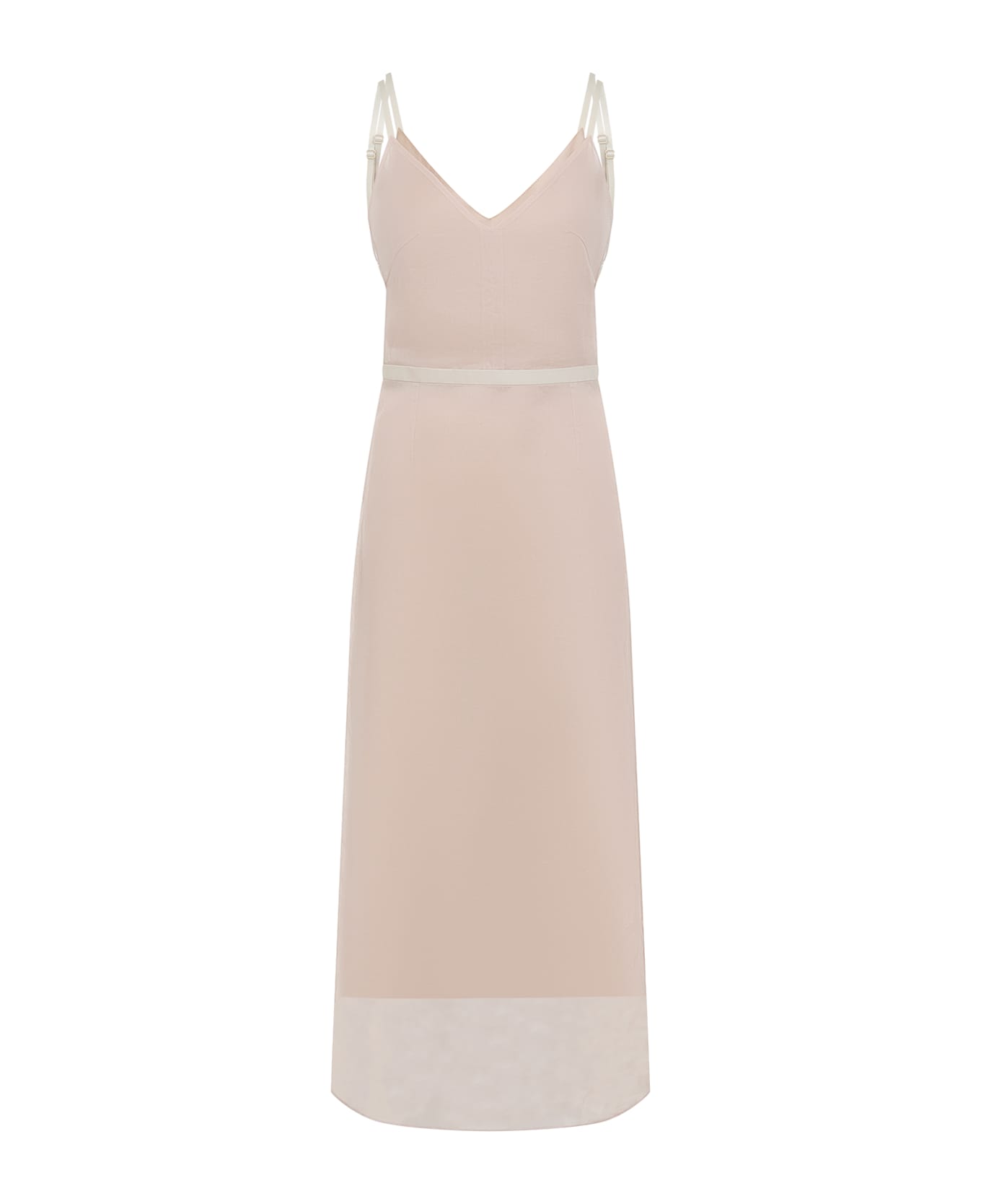 ワンピース CARVEN SS25 MIDI DRESS ORGANDI (6251K21412 PIVOINE) Carven Silk Long Dress | italist