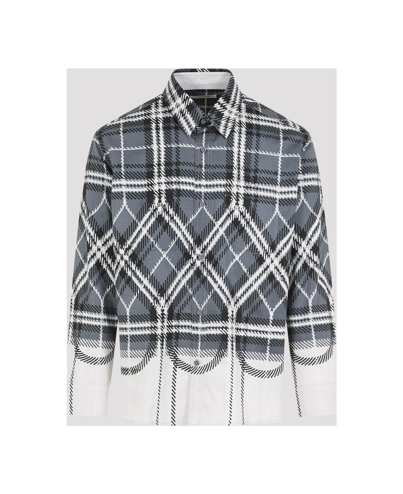 Craig Green Plaid Fade Shirt - Grey Plaid