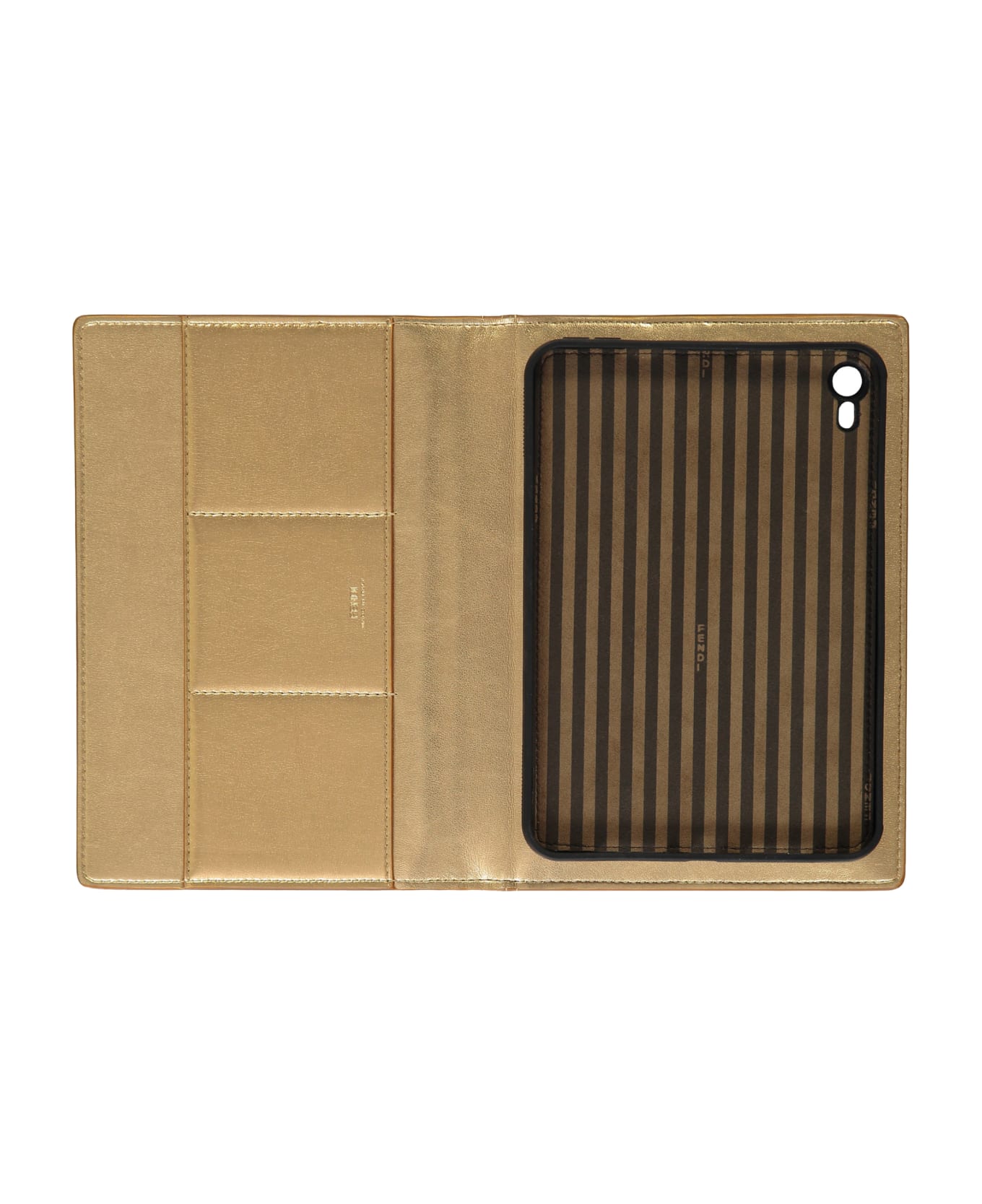 Fendi Logo Detail Ipad Mini Case - Gold