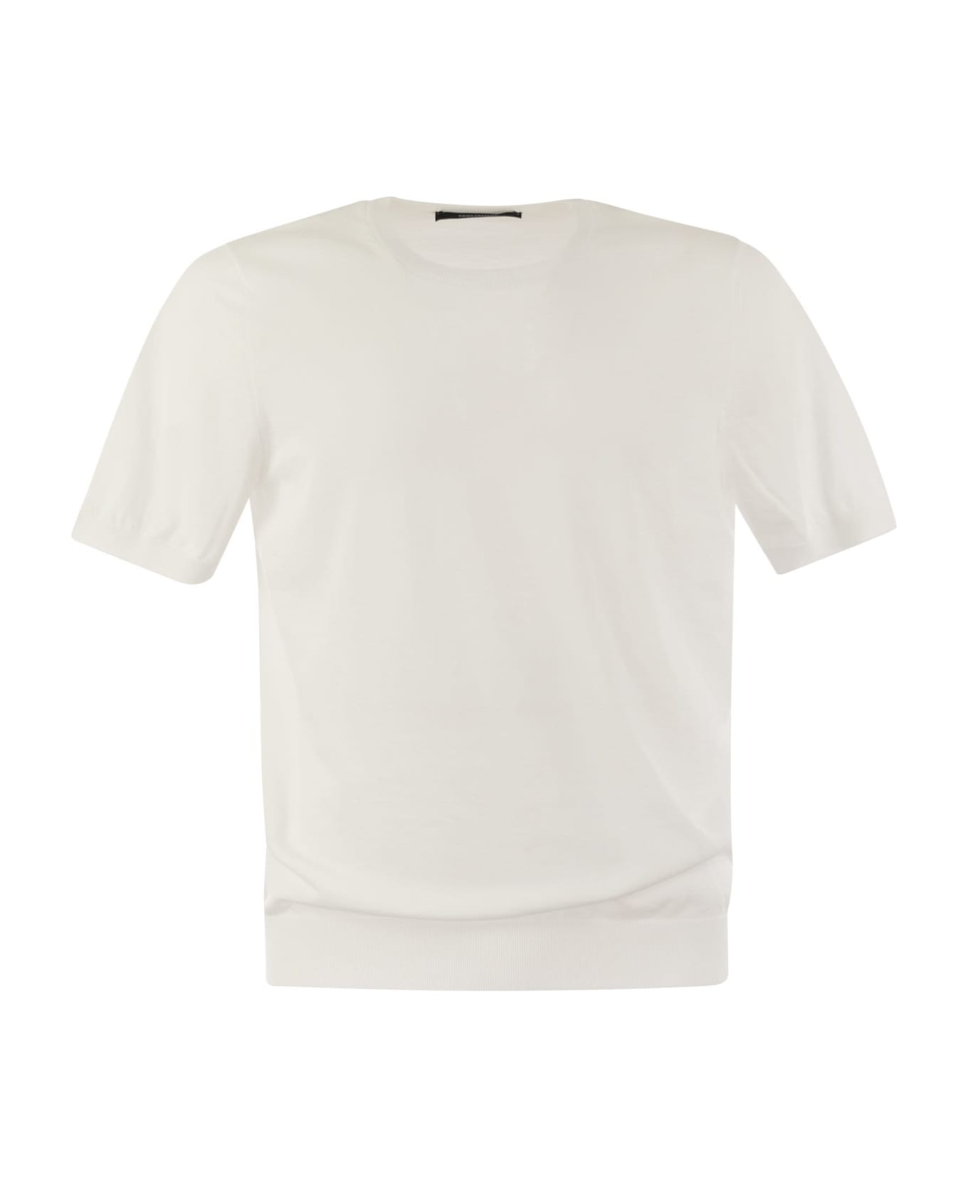 Tagliatore T-shirt In Cotton Fabric - White