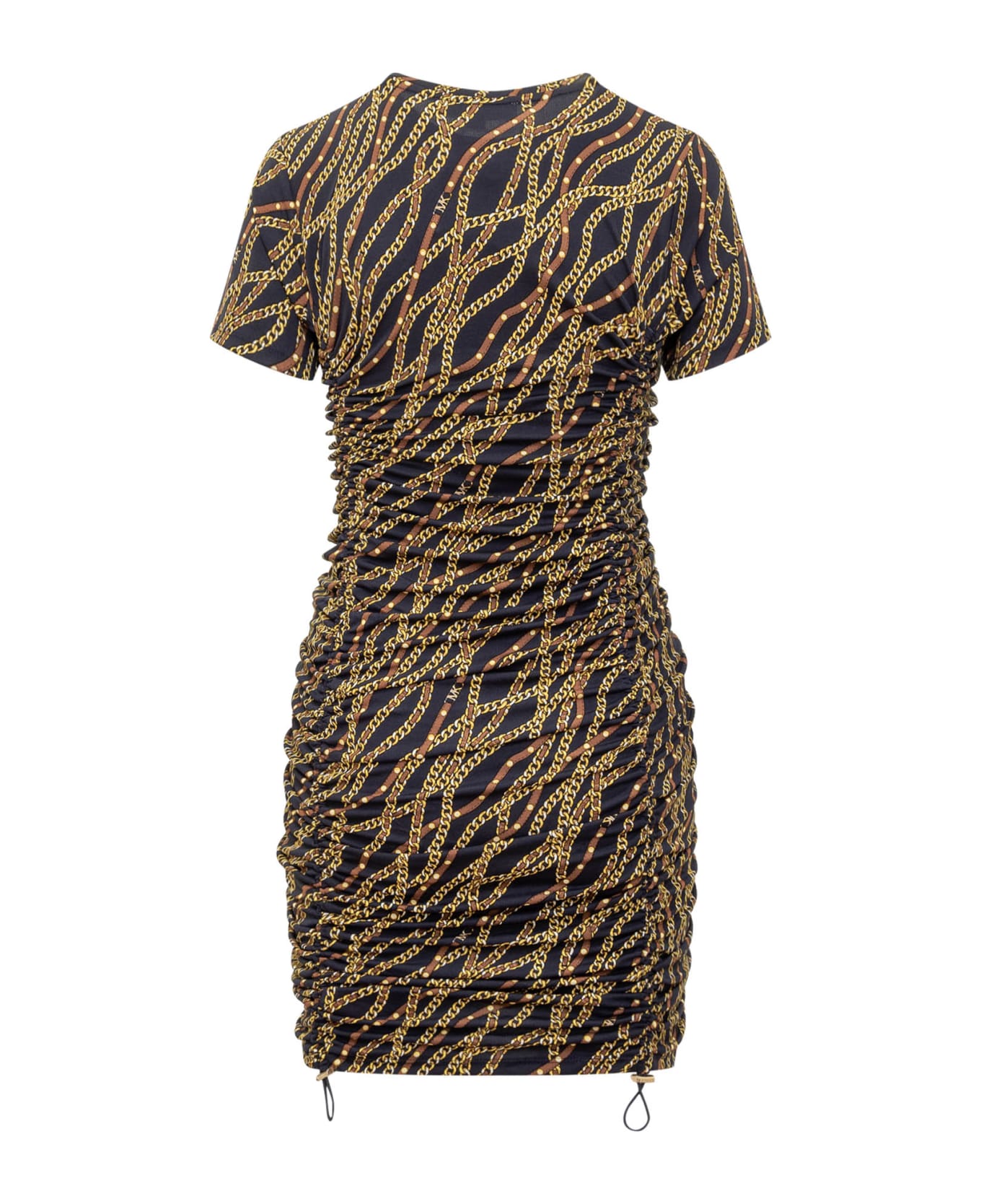 MICHAEL Michael Kors Mini Dress With All-over Chain Print - MIDNIGHT