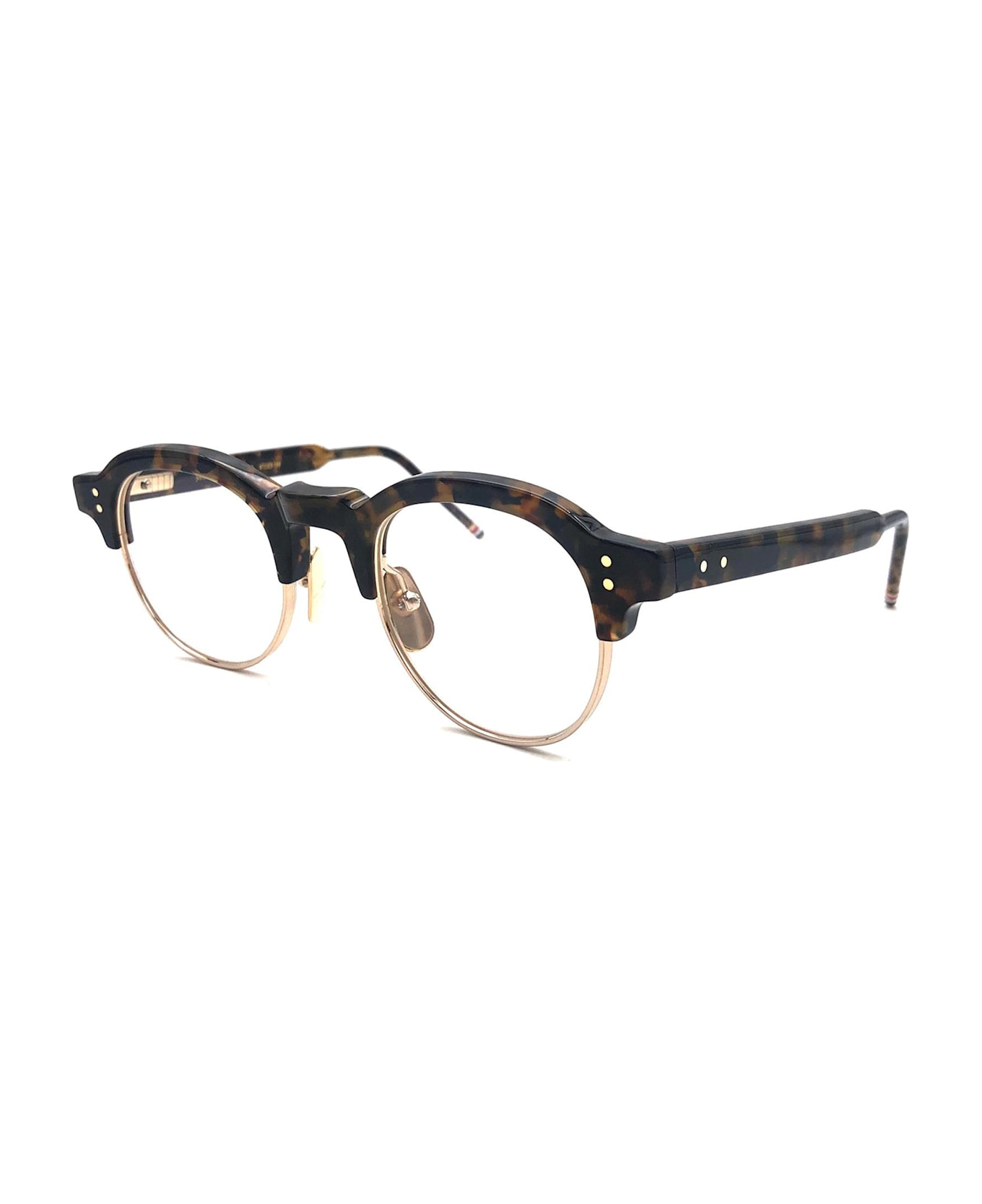 Thom Browne Oval - Dark Brown Rx Glasses - brown
