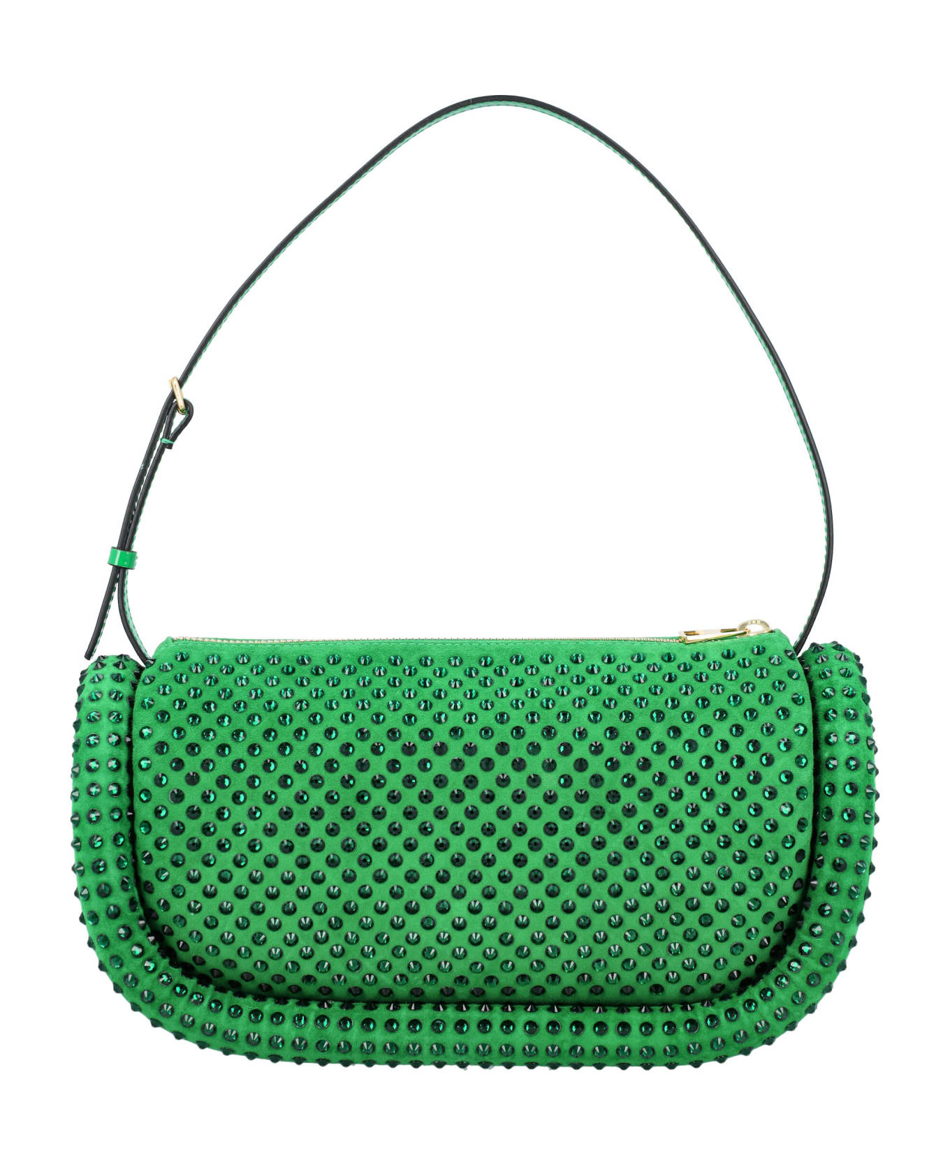 J.W. Anderson Bumper-15 Leather Shoulder Bag With Crystals - Green トートバッグ