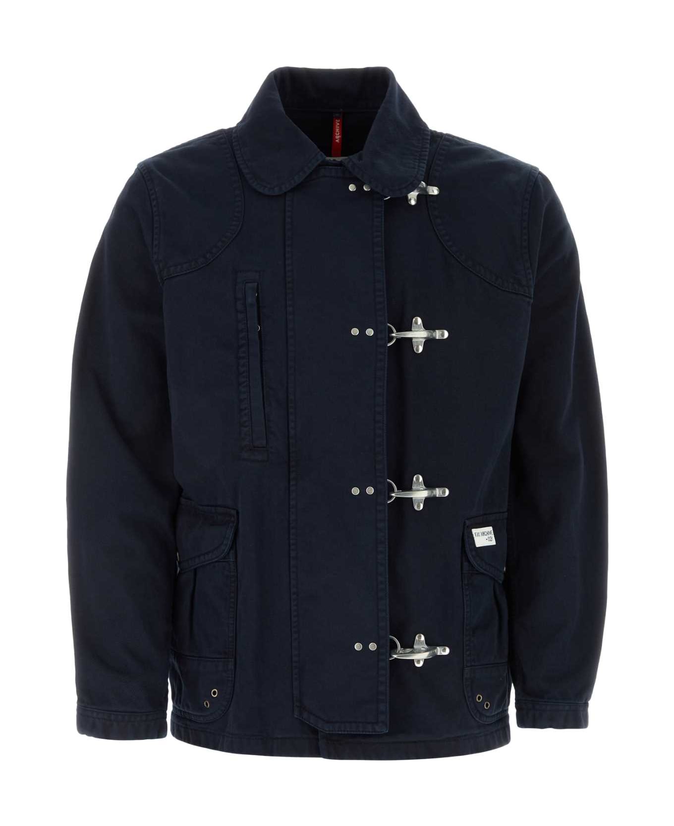 Fay Navy Blu Denim Jacket - BLUE ジャケット