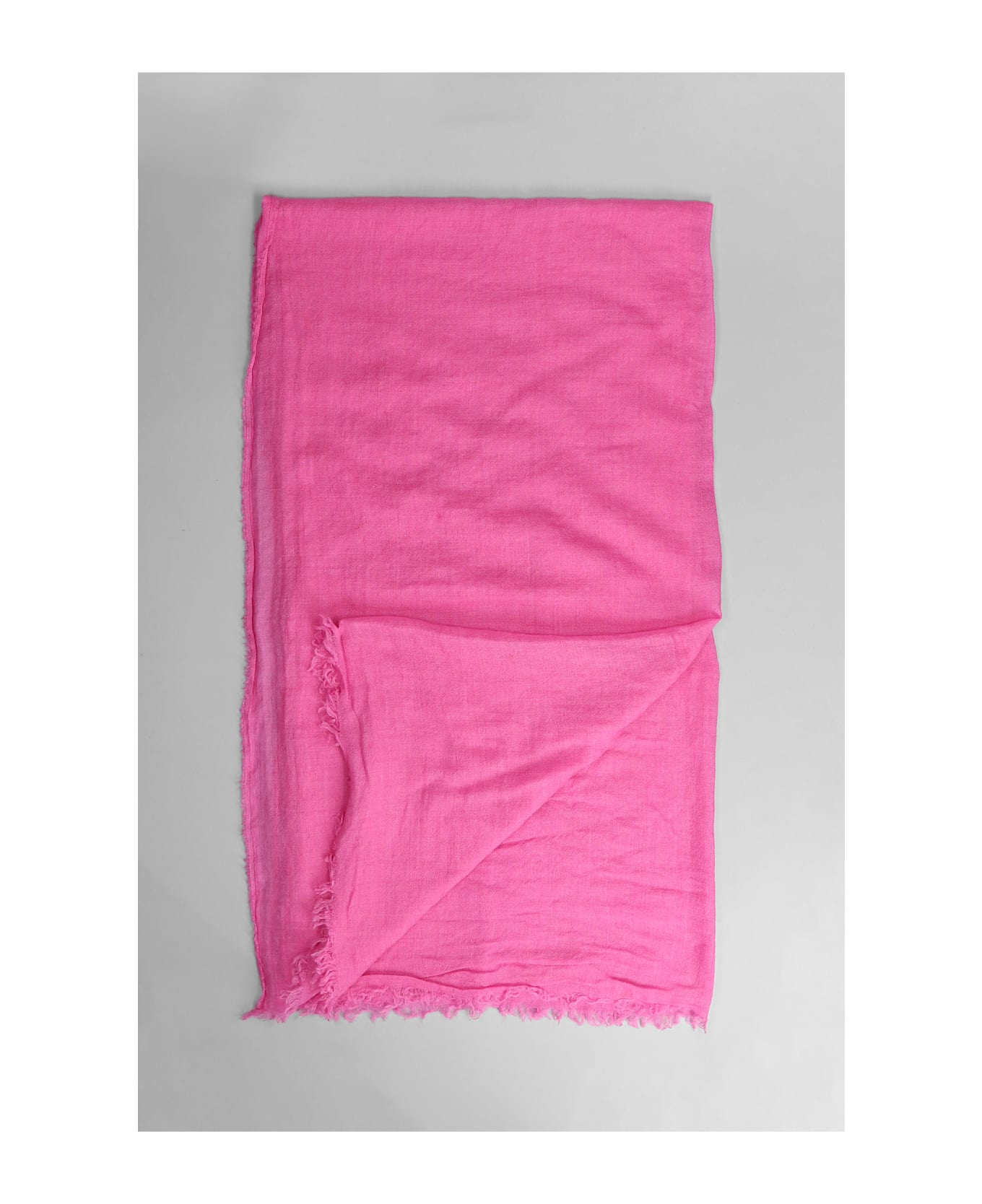 Rick Owens Ginny Scarve In Rose-pink Cashmere - rose-pink